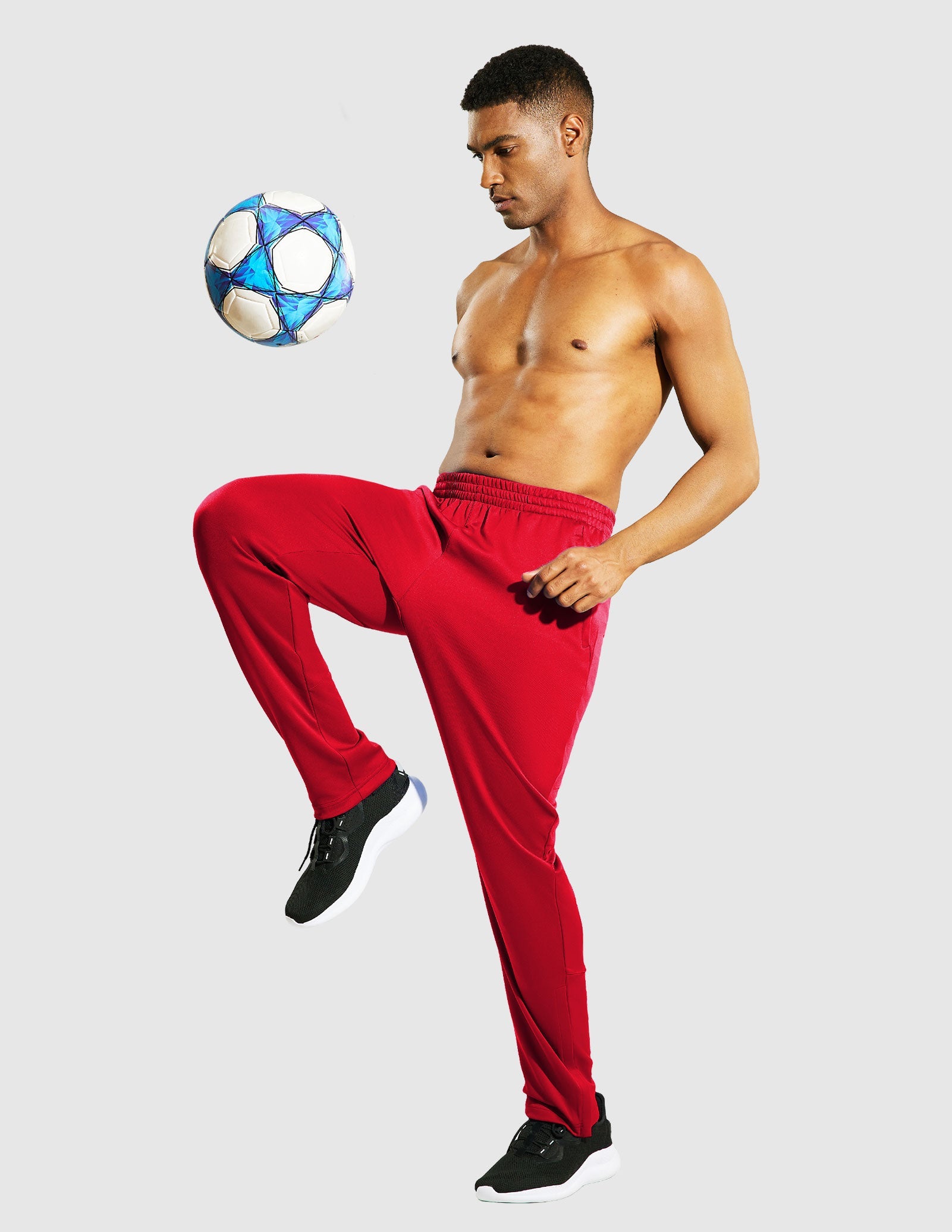 MIER Men's Stretch Athletic Joggers for Running and Gym Men's Train Pants