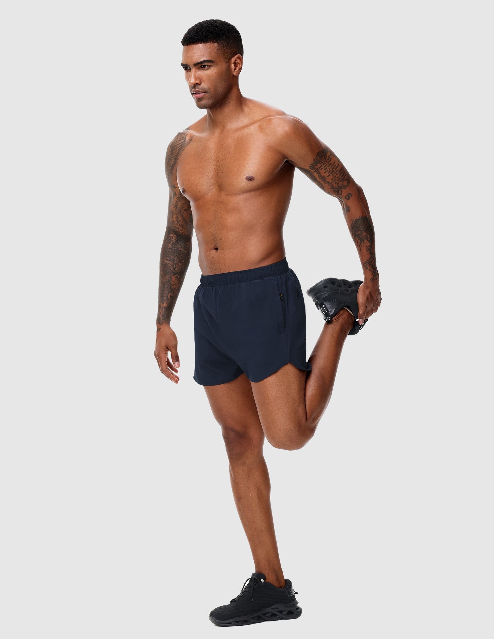 Men's PaceLite Logo Shorts W/Brief 3"