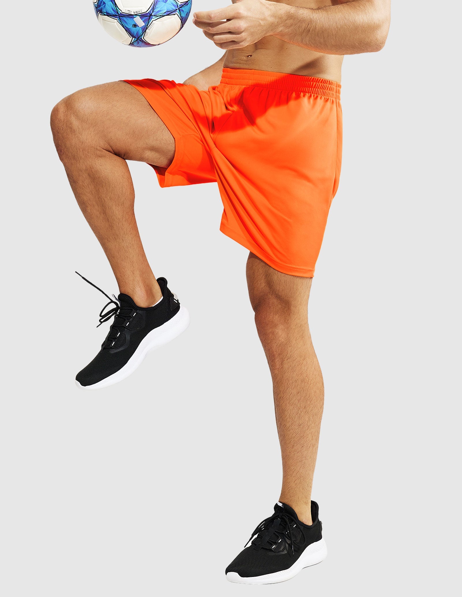 MIER Men Quick-Dry Athletic Running Shorts without Pockets Men's Shorts