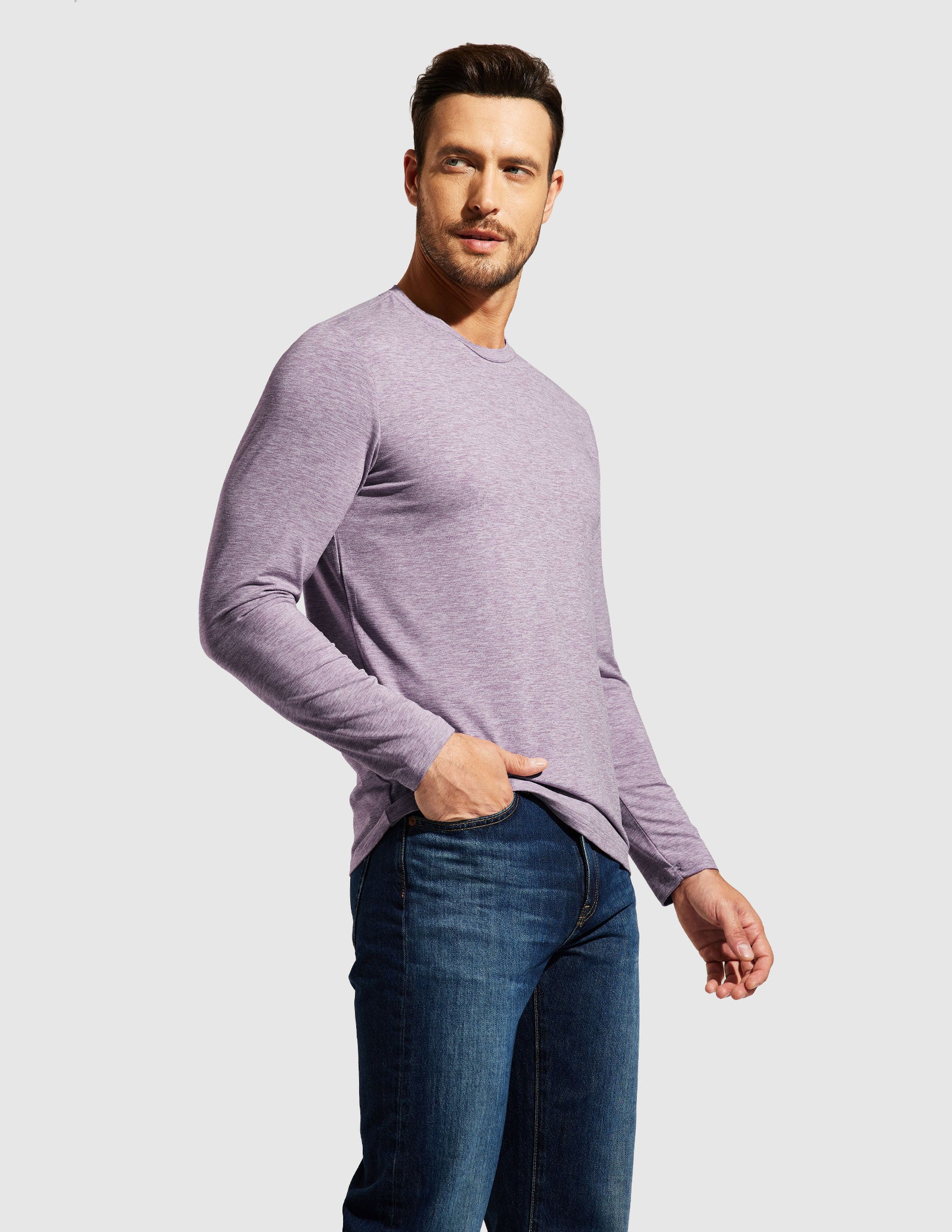 Men’s X-Sofort™ Buttery Soft Long Sleeve Athletic Crew Neck Tee