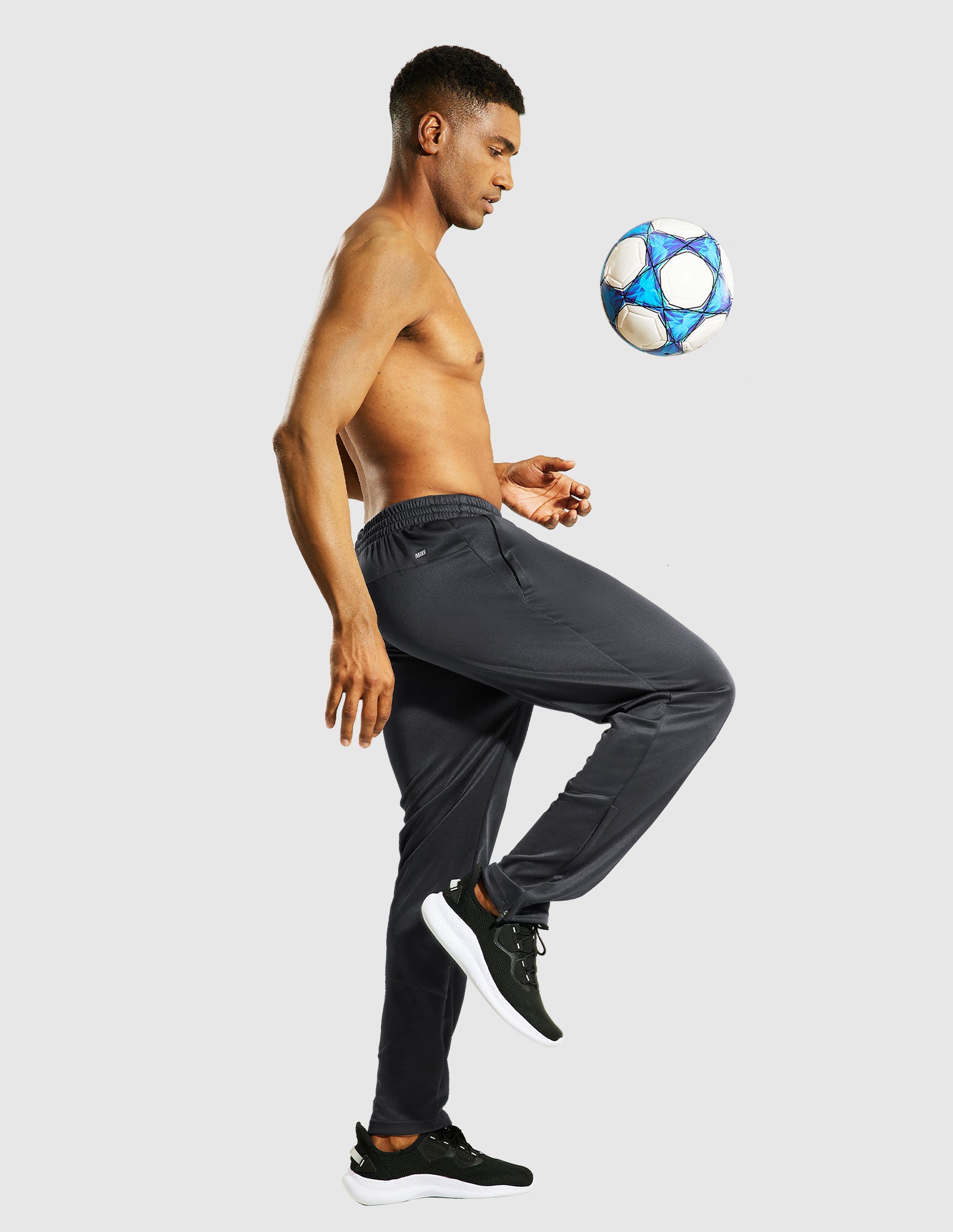 MIER Men's Stretch Athletic Joggers for Running and Gym Men's Train Pants