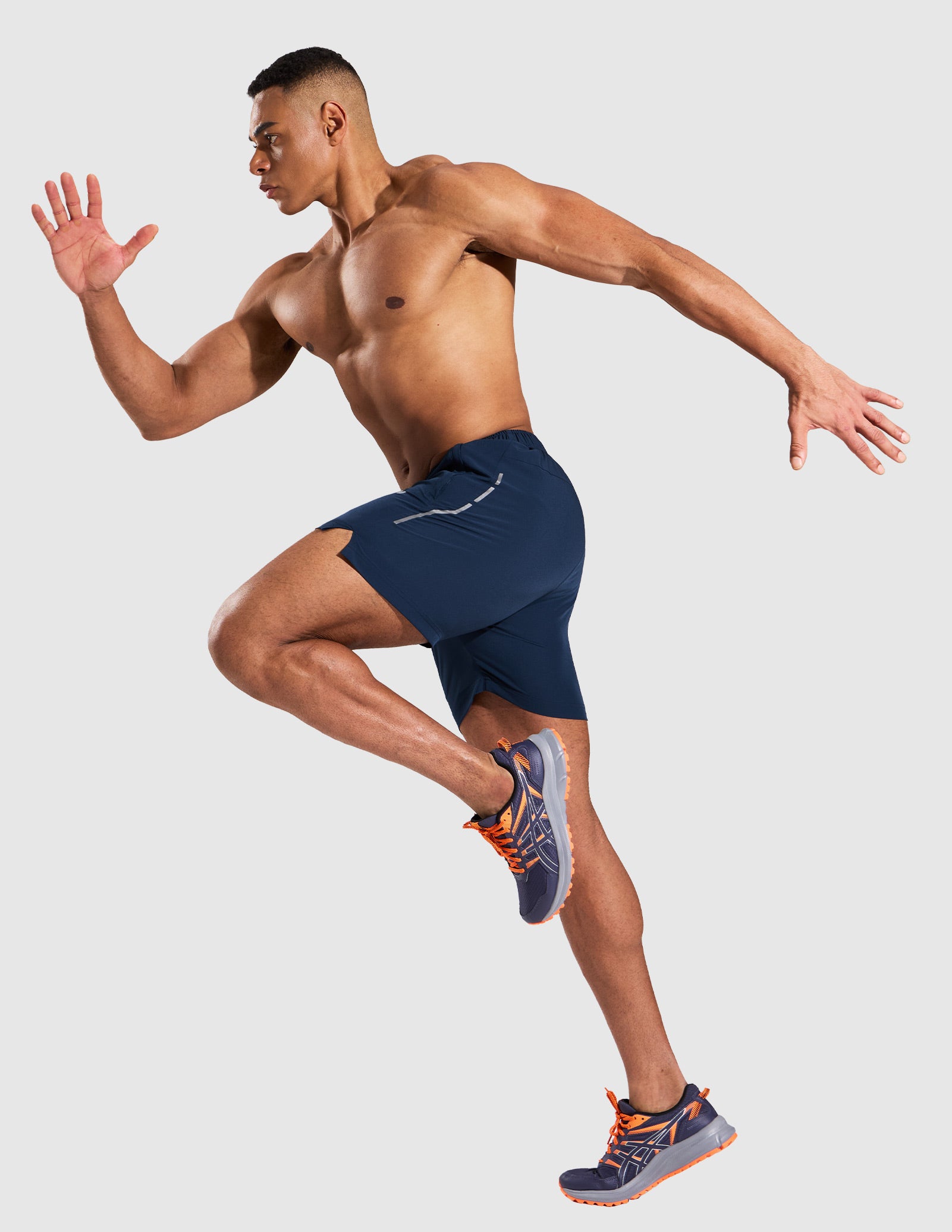 MIER Men’s 5" Athletic Running Shorts Quick Dry Workout Gym Shorts 3 Pockets Men's Shorts