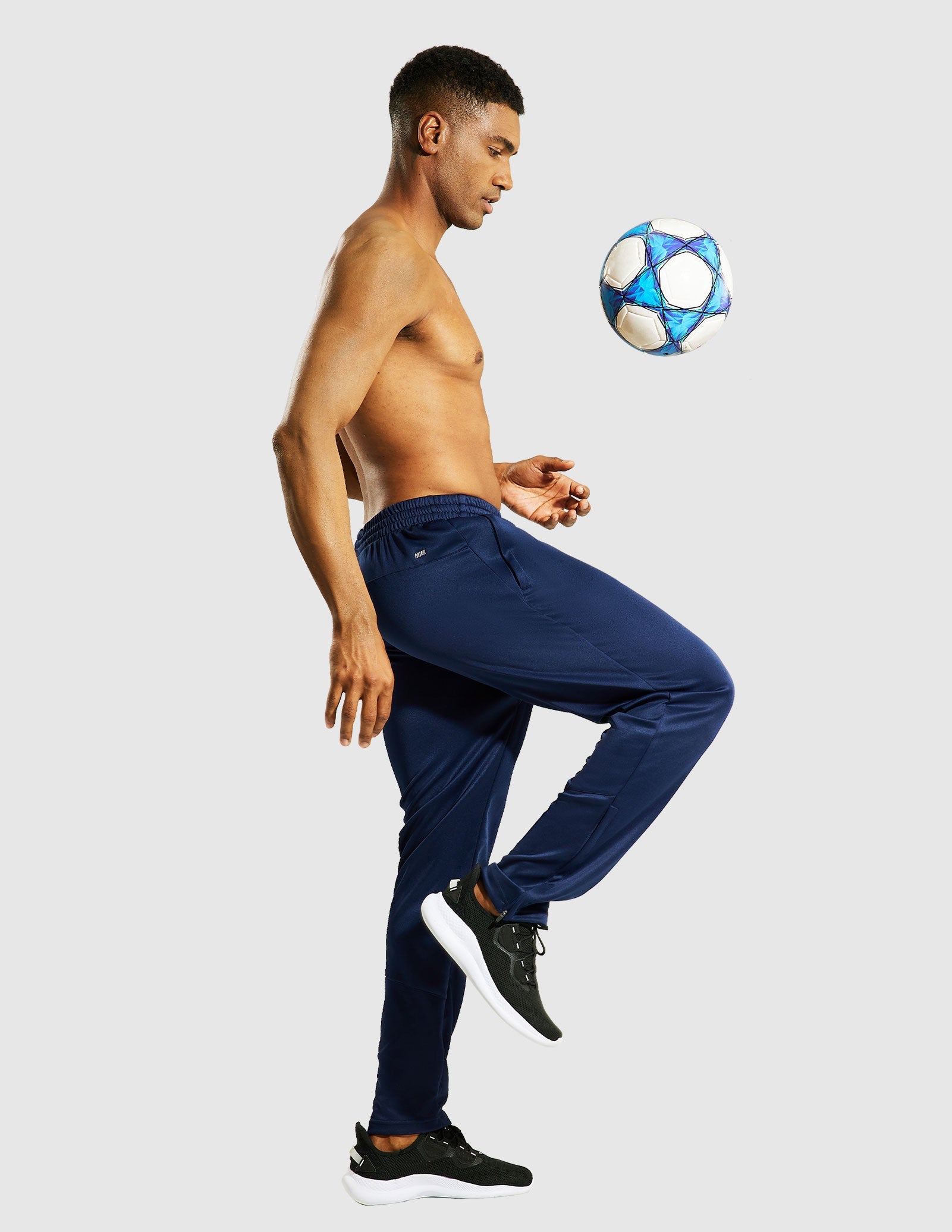 MIER Men's Stretch Athletic Joggers for Running and Gym Men's Train Pants