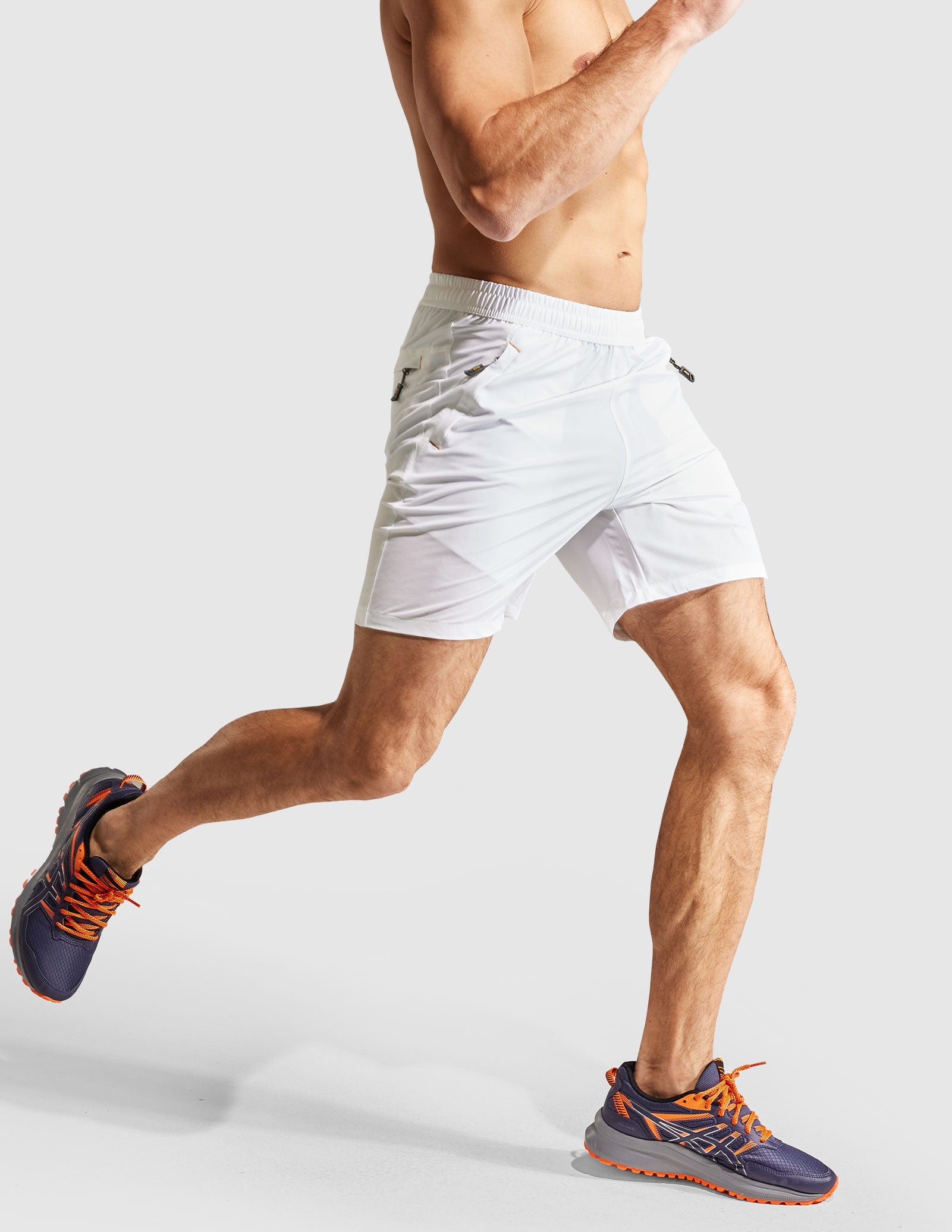 MIER Men's 7 Inch Quick Dry Running Shorts with Phone Pocket Men's Shorts