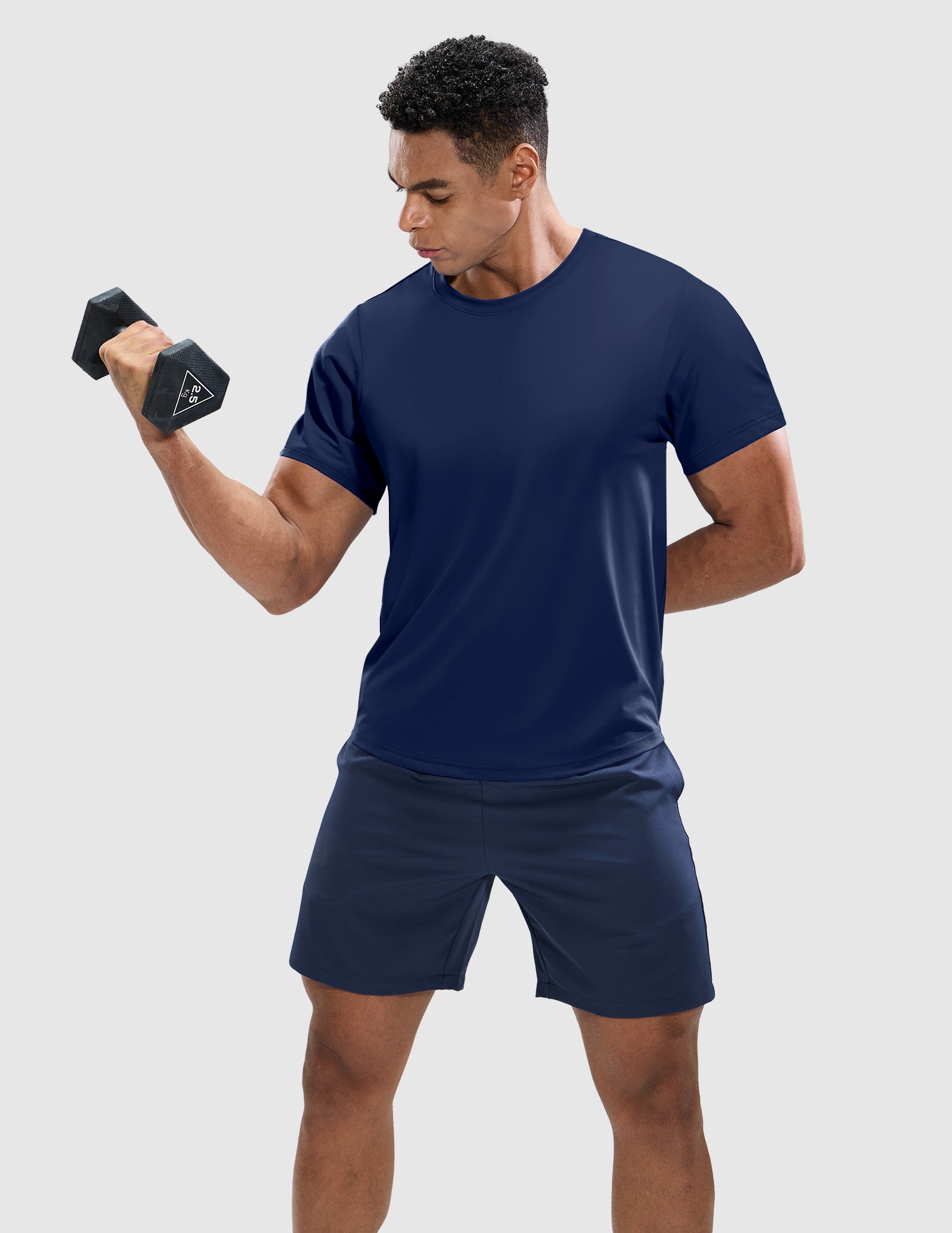 MIER Men’s Workout T-Shirt Dry Fit Short Sleeve UPF 50+ Running Tee Men's T-Shirts