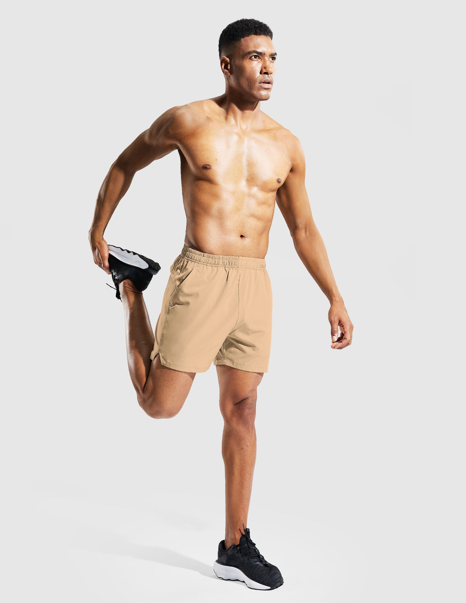 MIER Men's 5 Inch Quick Dry Running Shorts with Pockets Men's Shorts