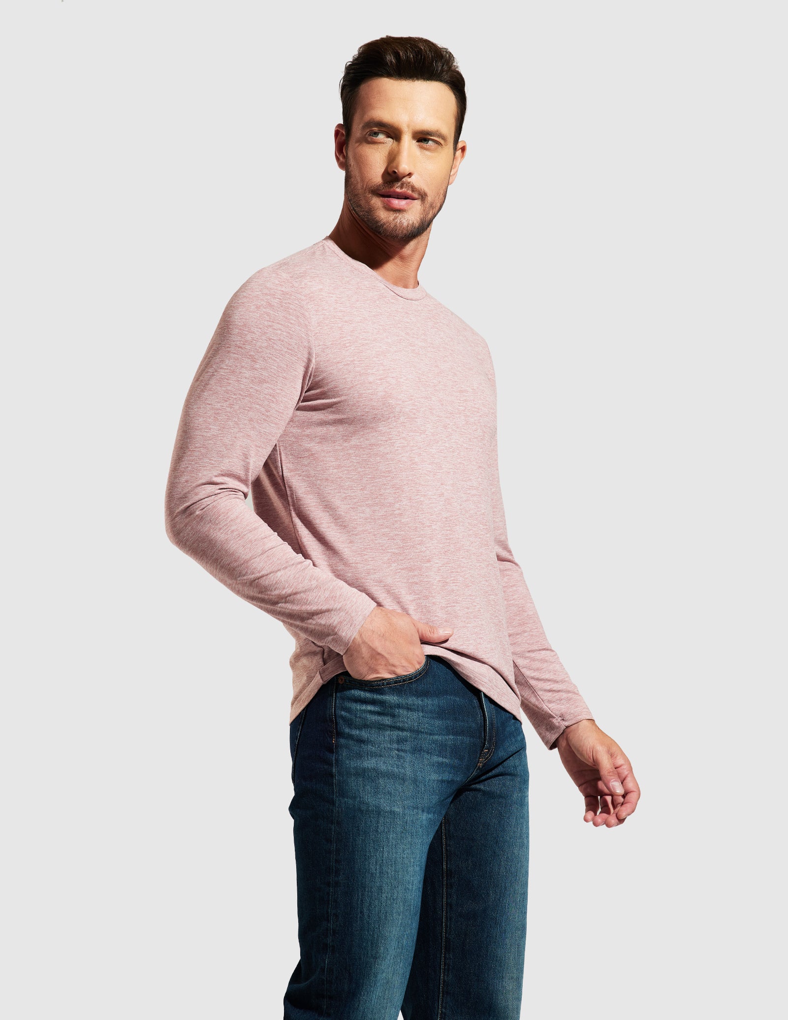 Men’s X-Sofort™ Buttery Soft Long Sleeve Athletic Crew Neck Tee