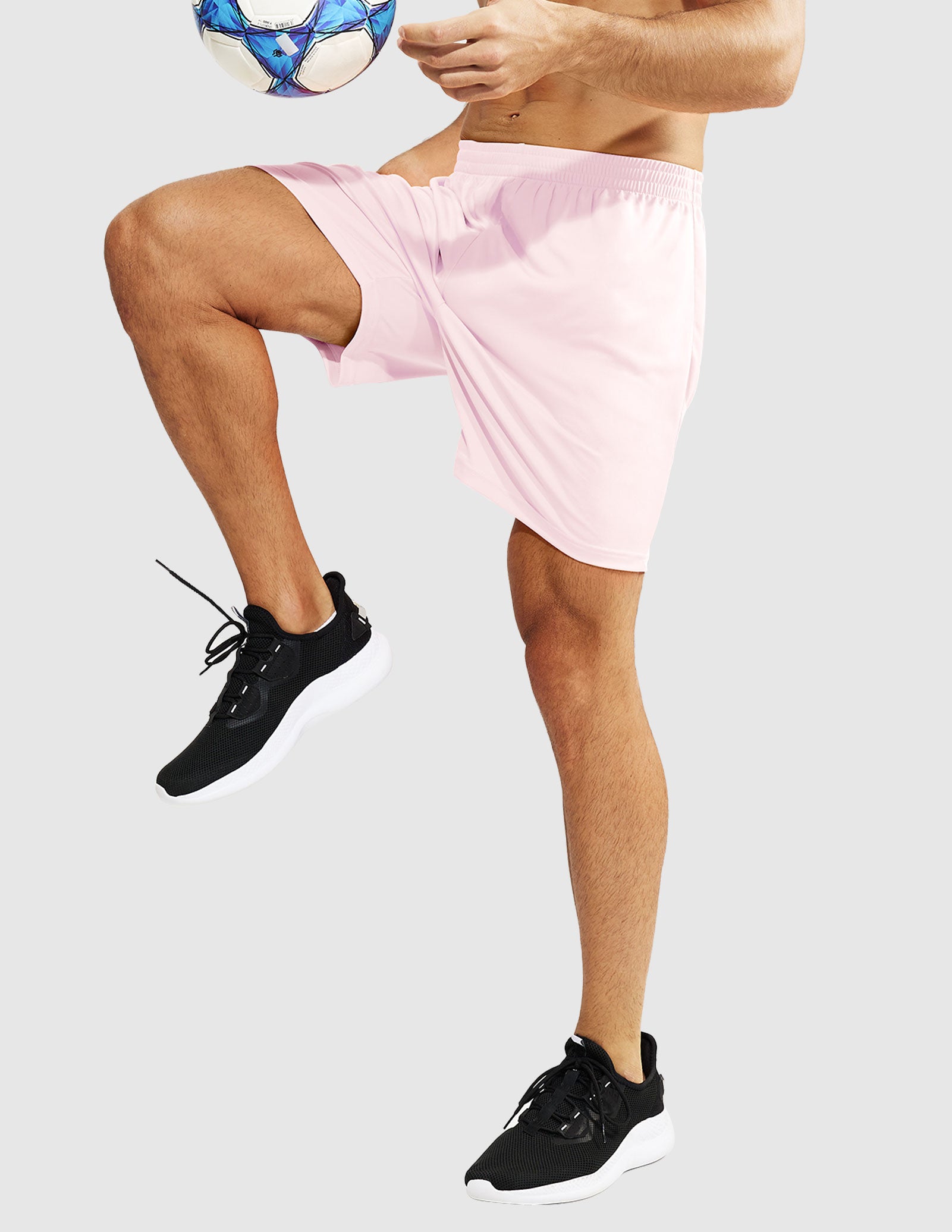 MIER Men Quick-Dry Athletic Running Shorts without Pockets Men's Shorts