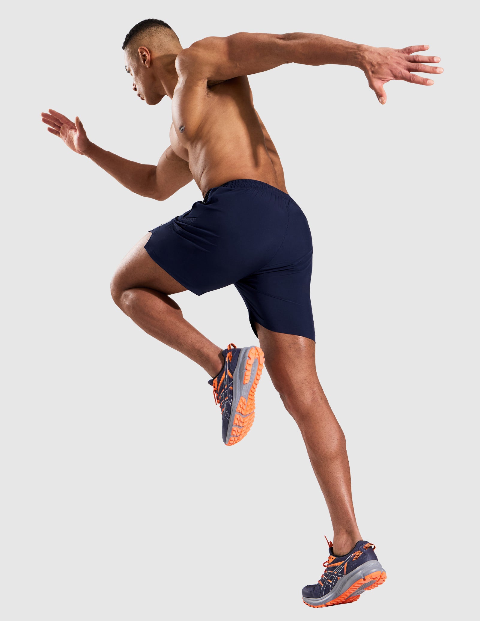 MIER Men’s 5” Running Shorts Quick Dry with Zipper Pockets, No Liner Men's Shorts