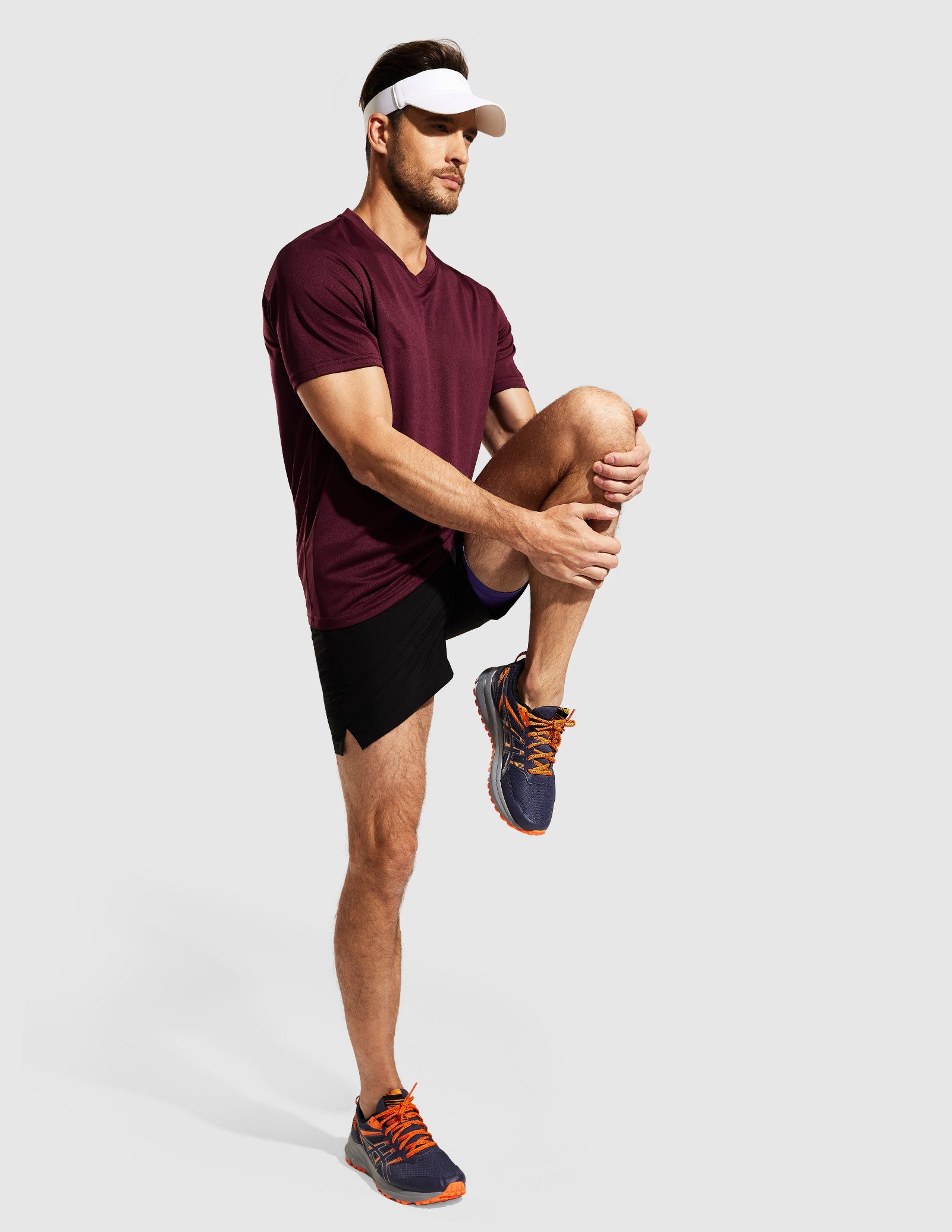 MIER Men's Dry Fit Performance Tees Eco Friendly and Moisture Wicking Men's T-Shirts