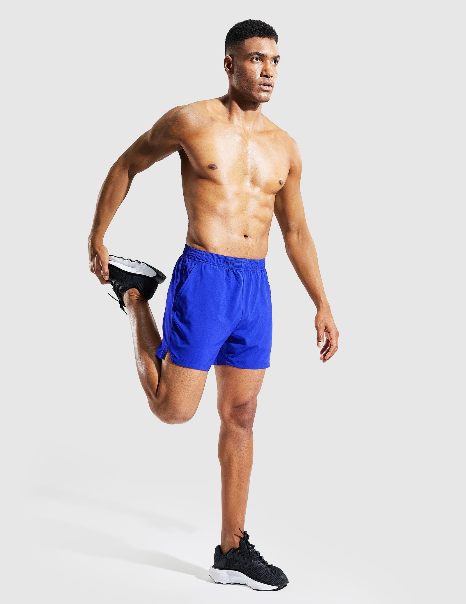 Men's Quick Dry Running Athletic Shorts with Pockets 5 Inch