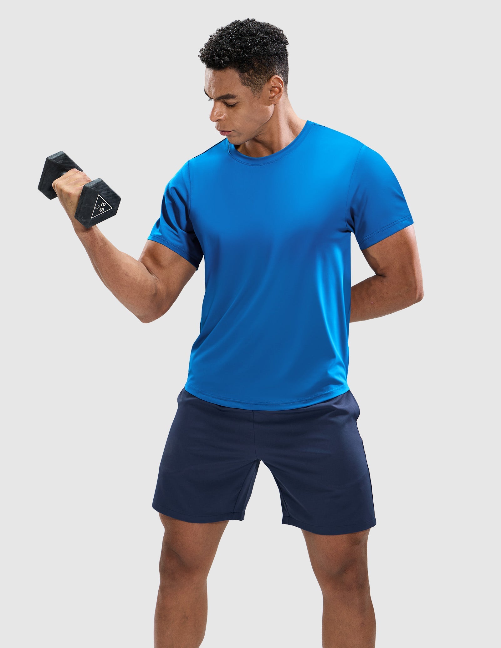 MIER Men’s Workout T-Shirt Dry Fit Short Sleeve UPF 50+ Running Tee Men's T-Shirts