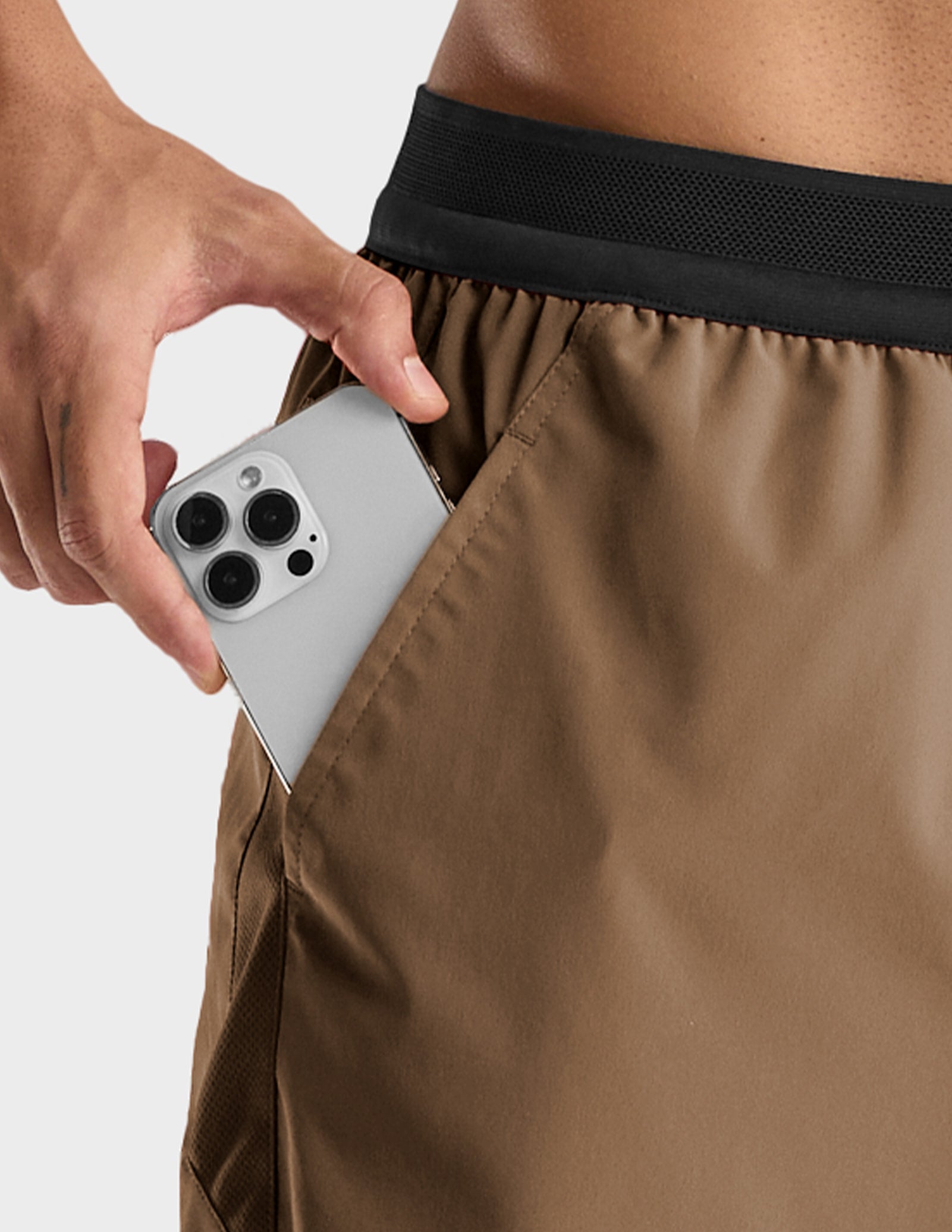 MIER Men’s 5” Quick Dry Performance Shorts with 3 Pockets Men's Shorts