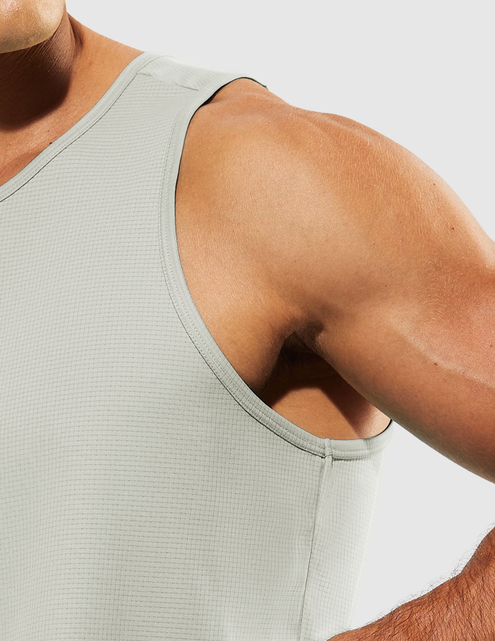 MIER Summer Running Tank Top Lightweight and Sweat Wicking Men's Tank Top