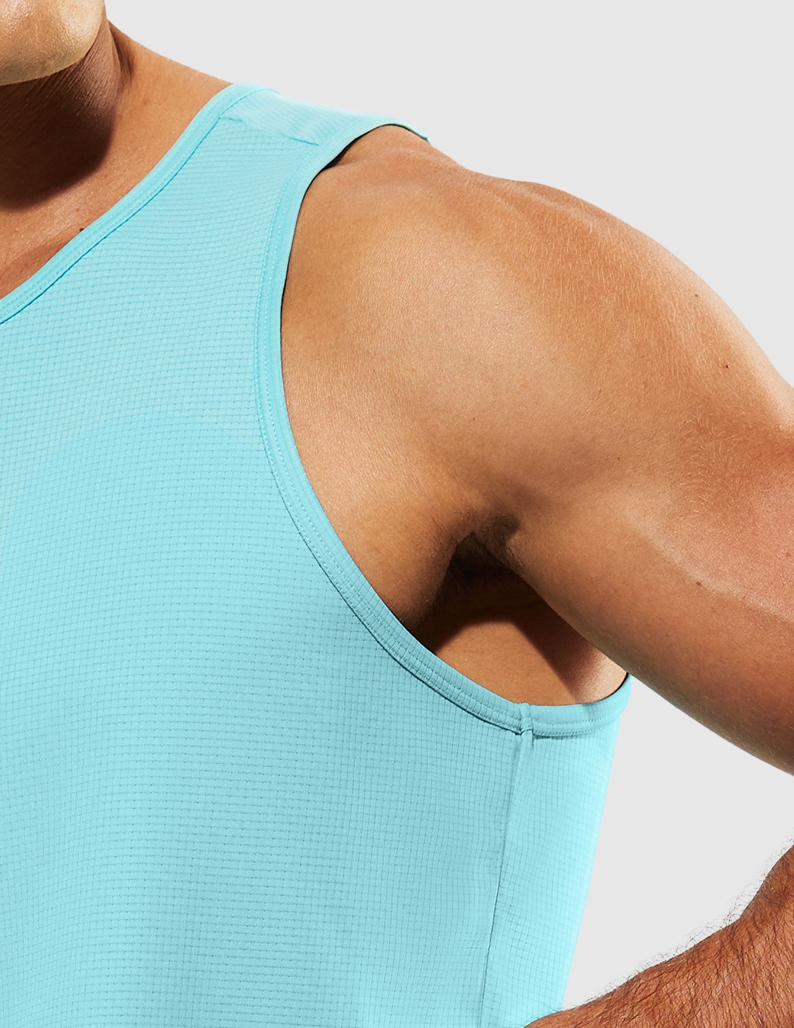 MIER Summer Running Tank Top Lightweight and Sweat Wicking Men's Tank Top