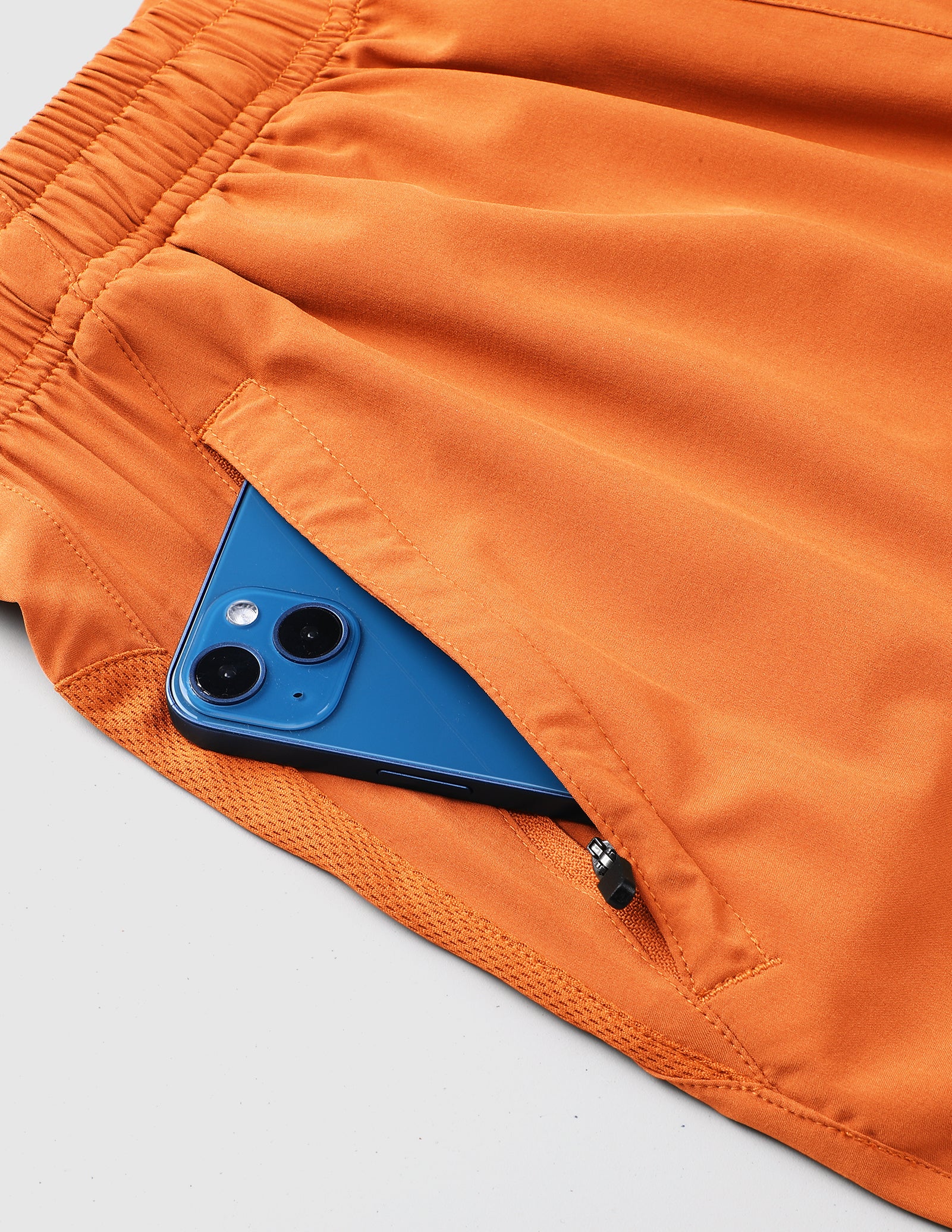 MIER Men‘s 5 Inch Running Shorts with Zipper Pockets Men's Shorts