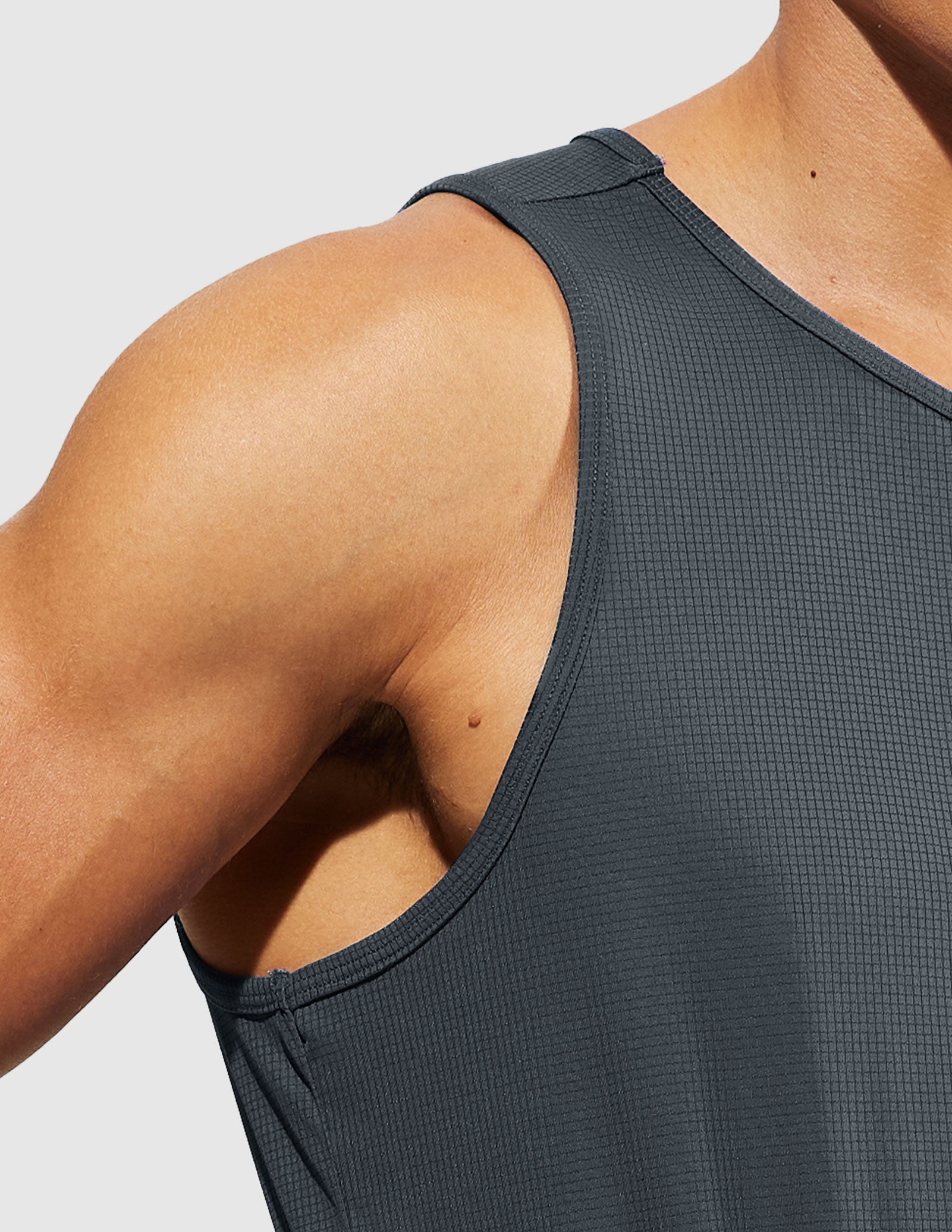 MIER Summer Running Tank Top Lightweight and Sweat Wicking Men's Tank Top