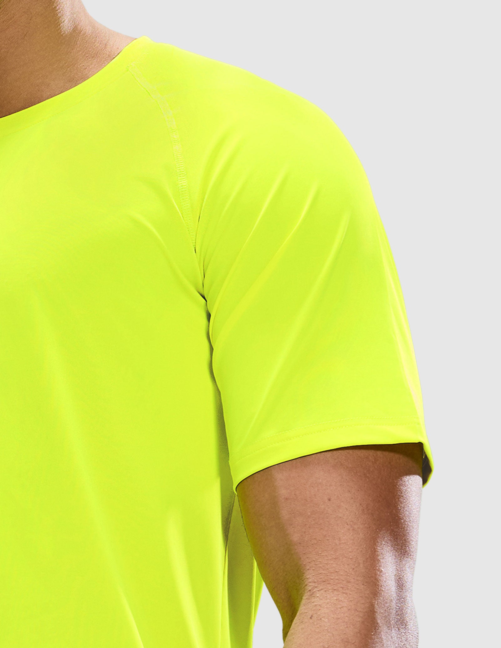 MIER Men's Workout T Shirts Stretchy Quick Dry and Moisture Wicking Men's T-Shirts