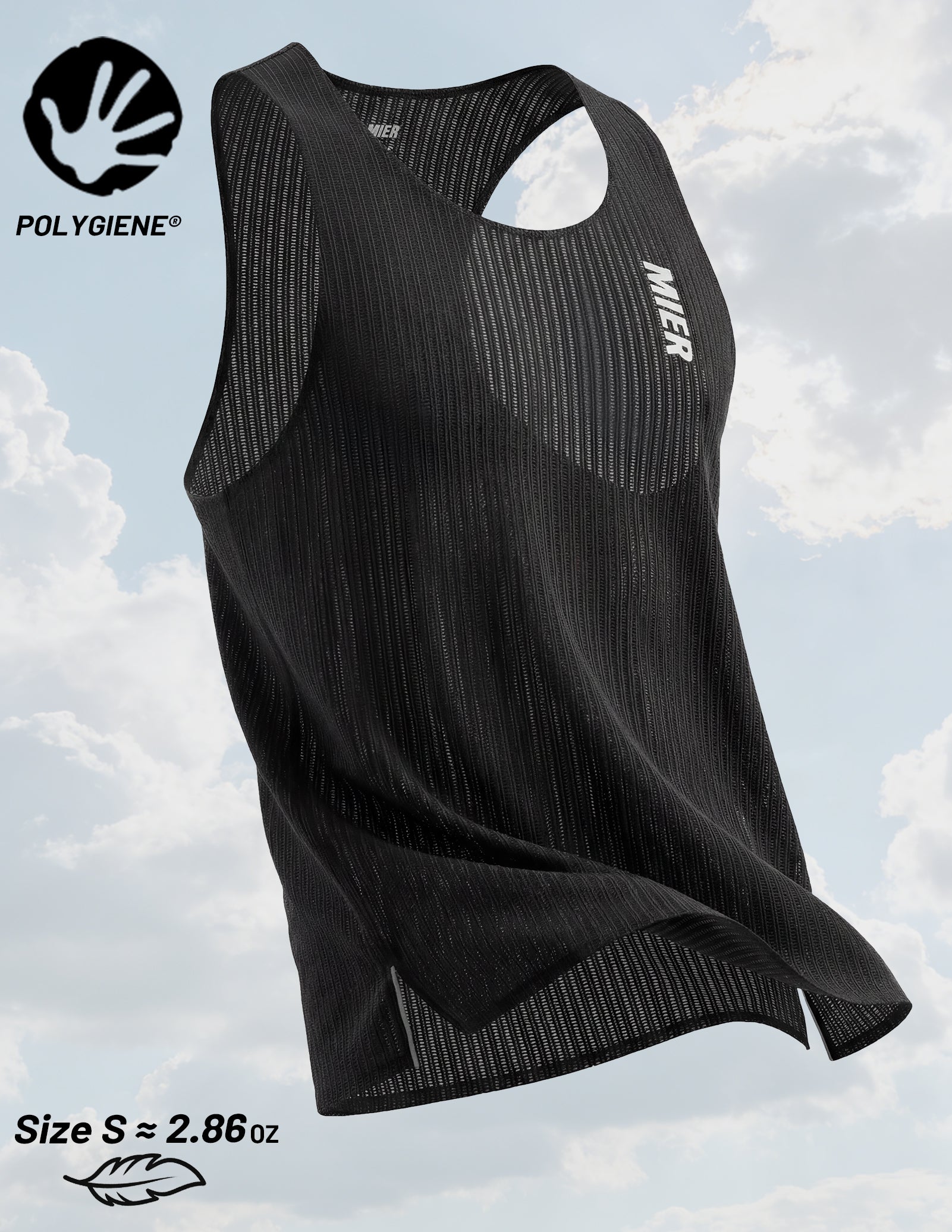 MIER Men’s Running Race Singlet – Ultralight Running Tank Top Men's Tank Top