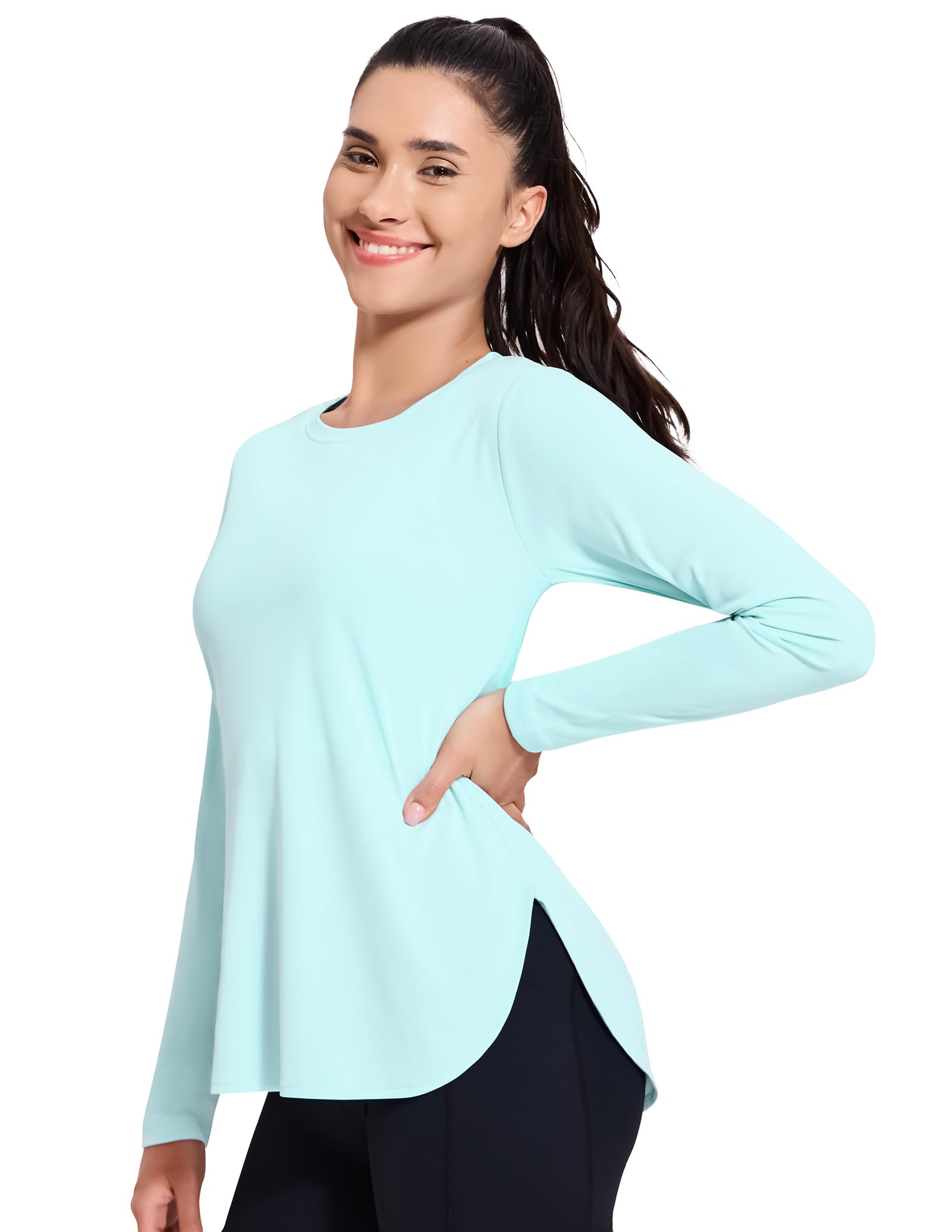 Women's UPF 50+ Sun Shirts Athletic Dry Fit Tops