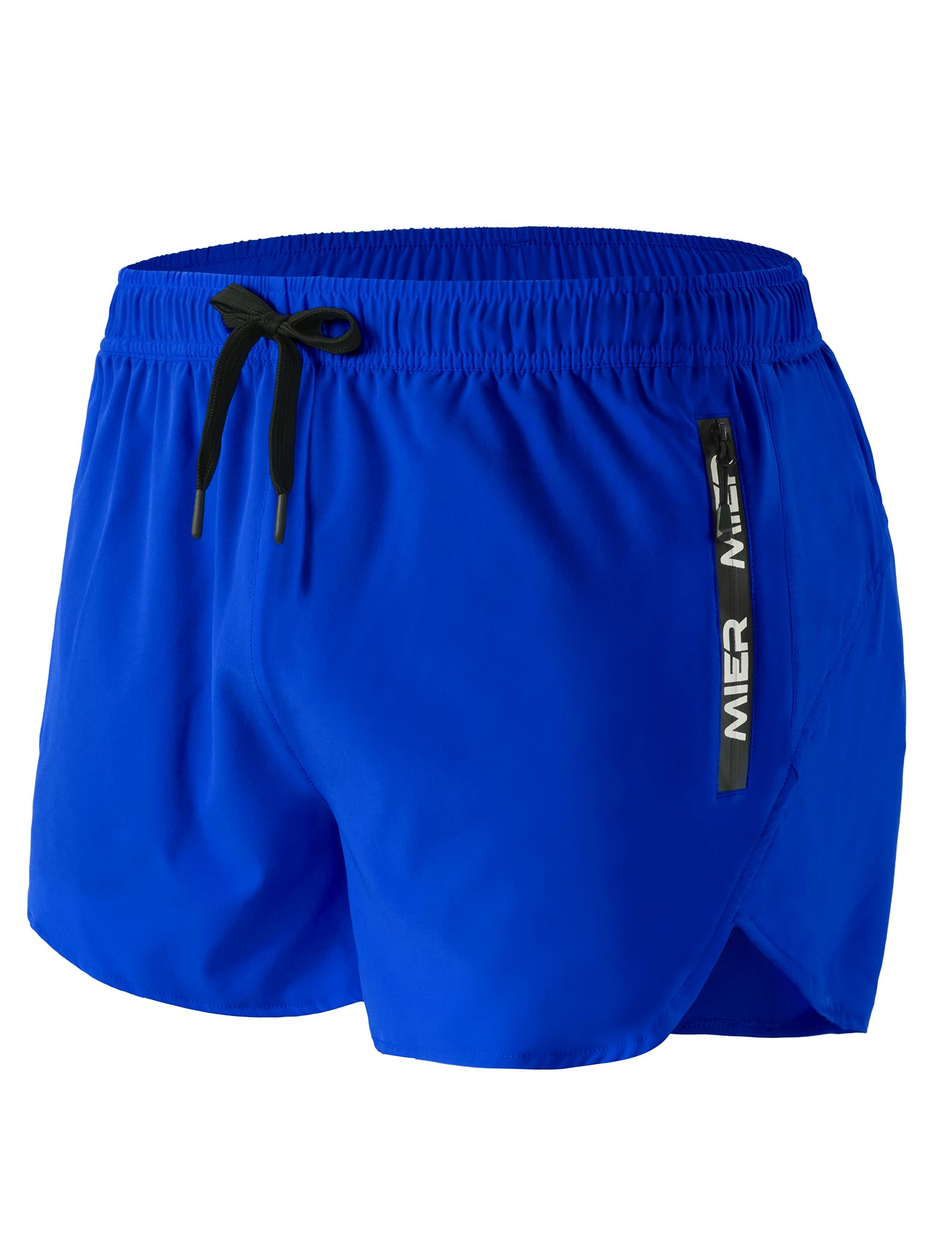 MIER Men's 3 Inch Dry Fit Running Shorts with Brief Liner Men's Shorts