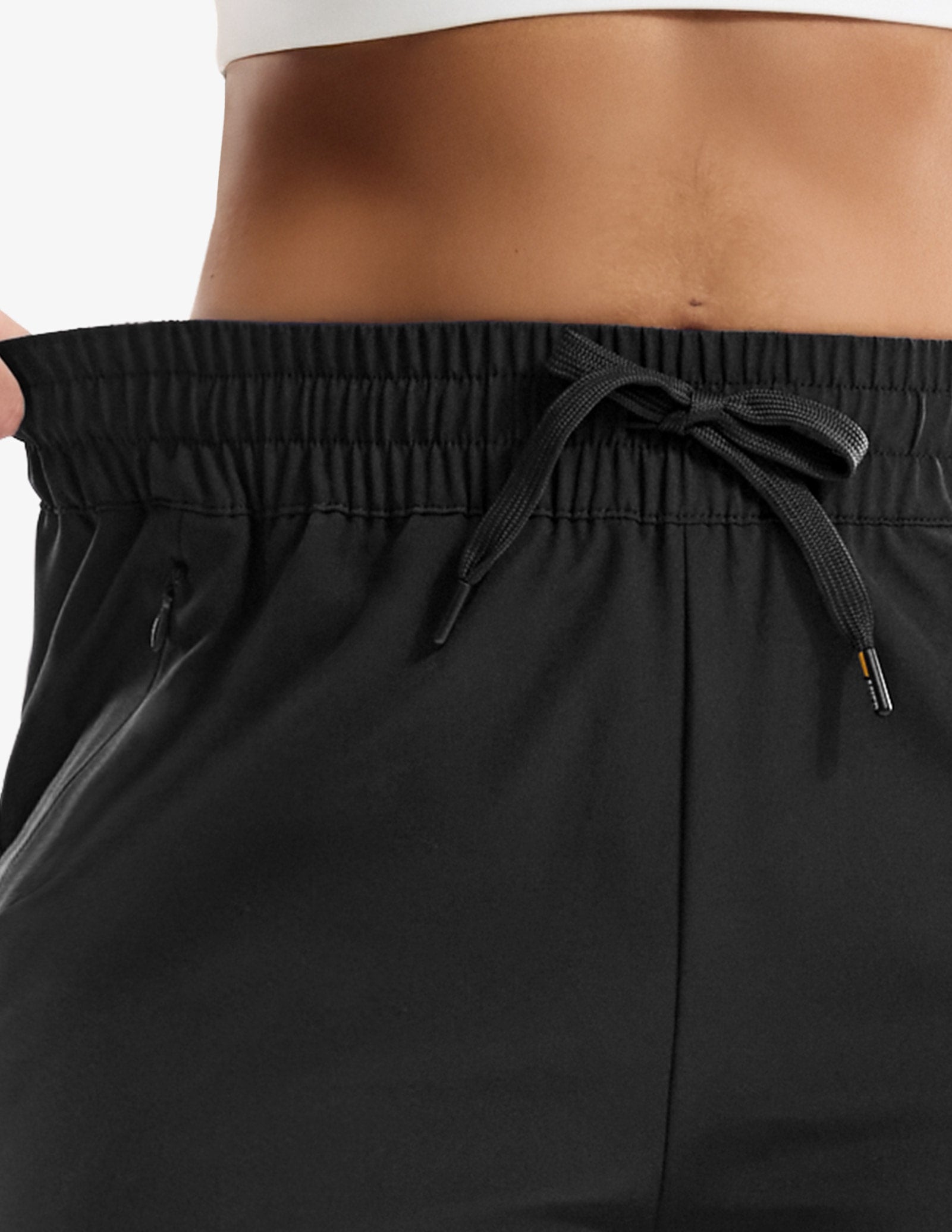 MIER Women's 5" Running Shorts with Secure Zipper Pockets Women Shorts