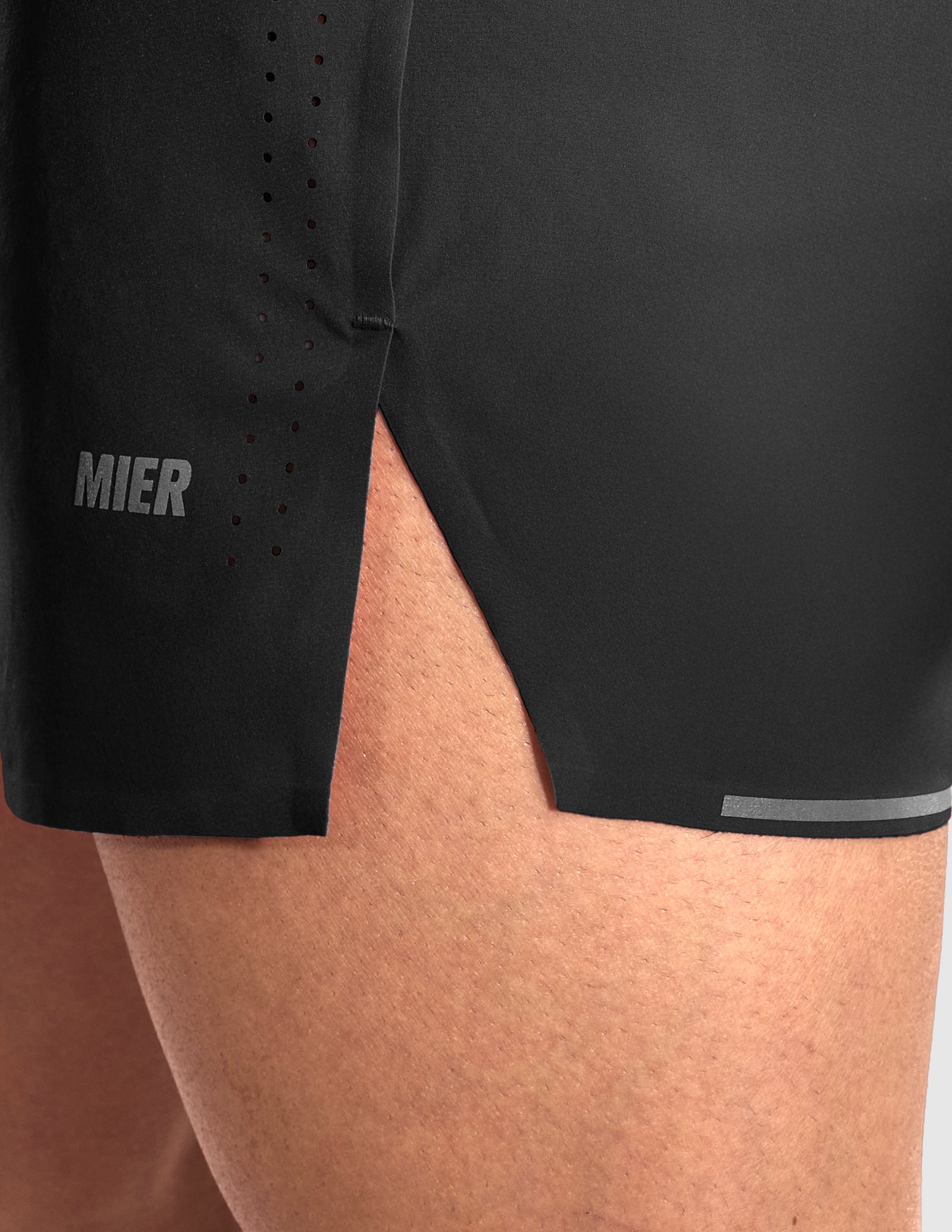 MIER Men's 3.5" Running Shorts Lightweight Marathon Training Shorts Men's Shorts