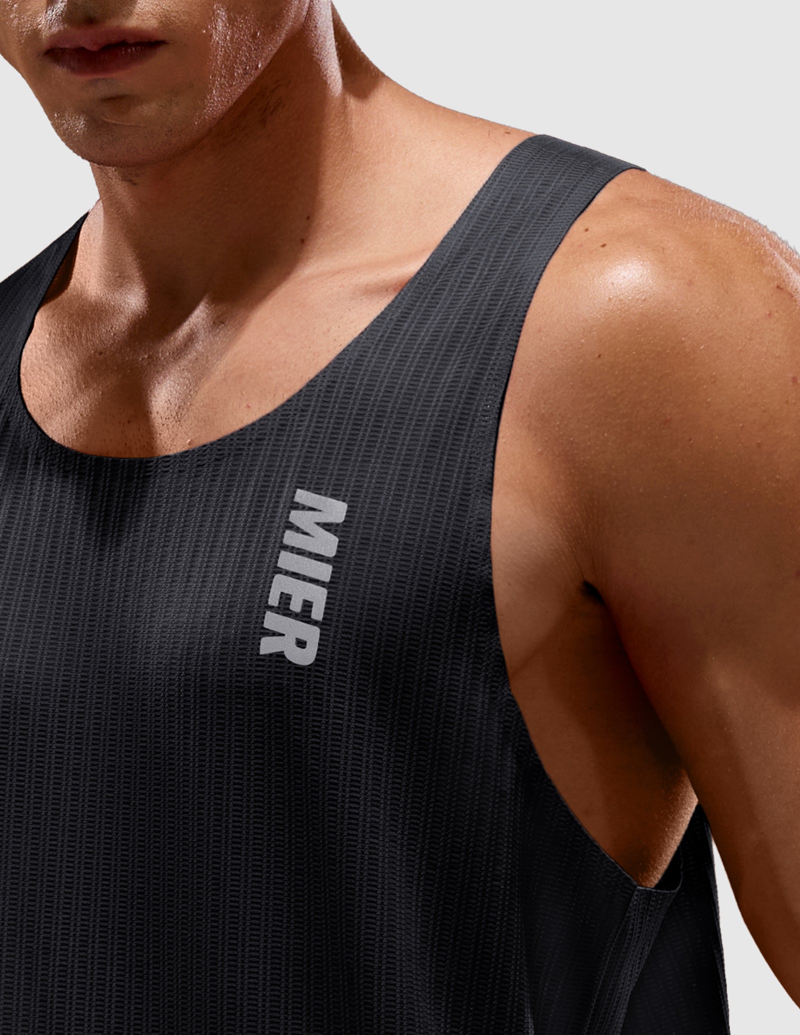 MIER Men’s Running Race Singlet – Ultralight Running Tank Top Men's Tank Top