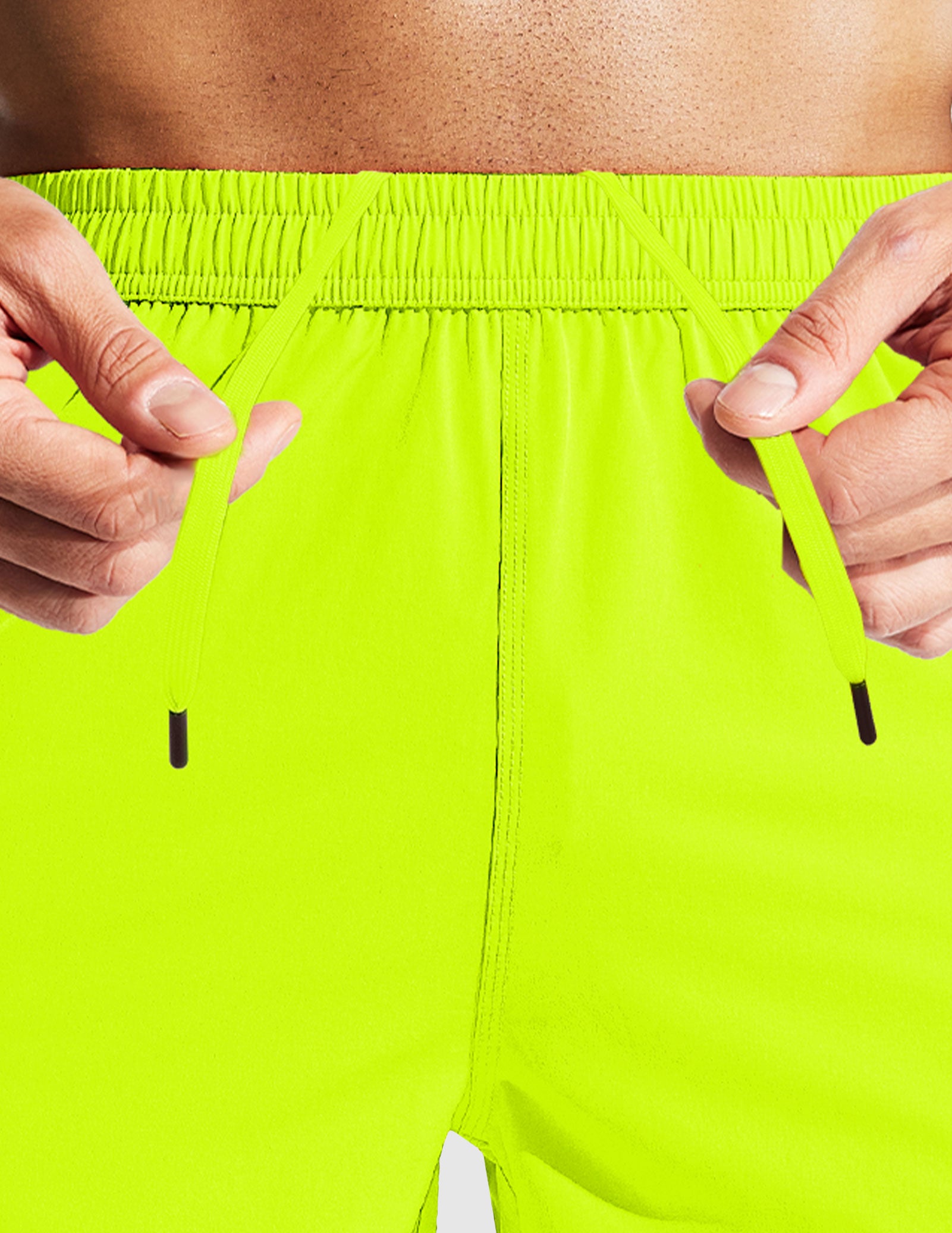 Men's Quick Dry Running Shorts with Zipper Pocket 7 Inch