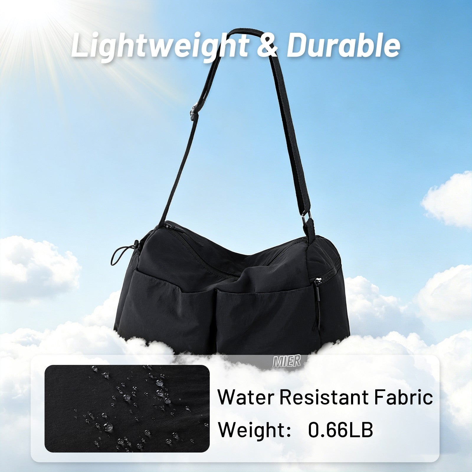 MIER Women's Gym Bag & Sports Duffel with Wet Pocket Gym Duffel Bag