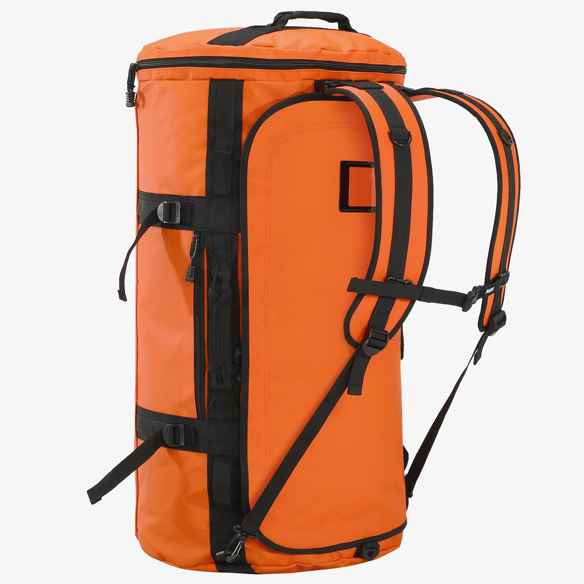 MIER Large Duffel Backpack Bag with Shoe Compartment Backpack Duffel Orange / 45L