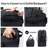 MIER Convertible Backpack Duffel Water Resistant Duffle Bag Backpack Duffel
