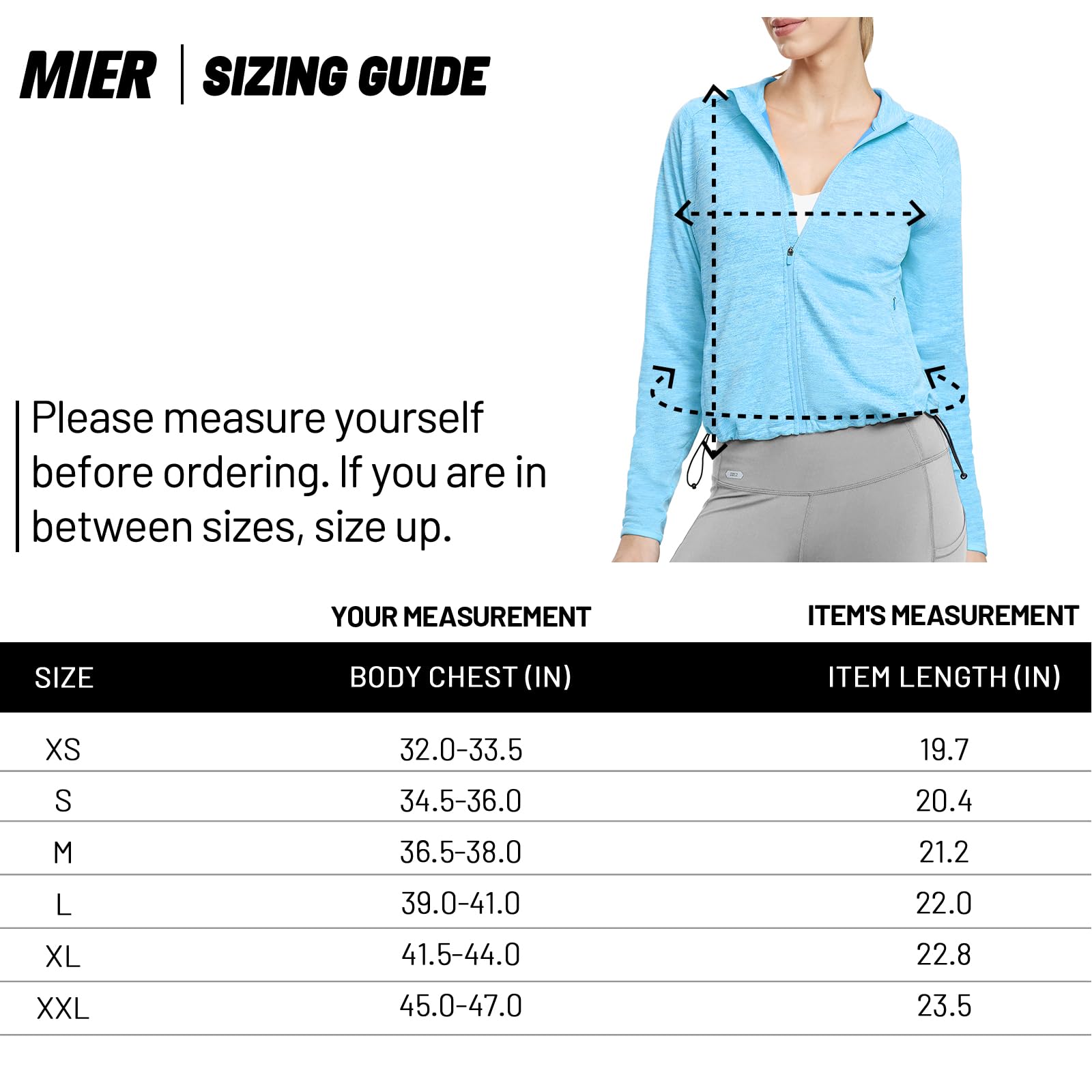 MIER Women's Lightweight Full Zip Hooded Performance Jacket Women Active Shirt