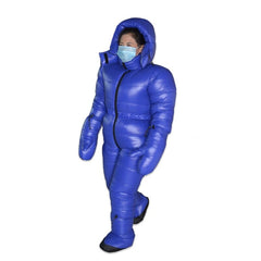 90% White Goose Down Filling 3000g Cold Environment Use Down Suit Sleeping Bag Custom Winter Down Jacket Sacos De Dormir Lazy Ba 0 MIER