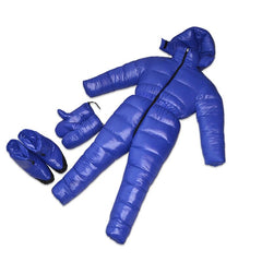90% White Goose Down Filling 3000g Cold Environment Use Down Suit Sleeping Bag Custom Winter Down Jacket Sacos De Dormir Lazy Ba 0 MIER