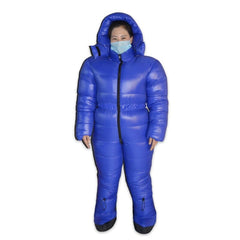 90% White Goose Down Filling 3000g Cold Environment Use Down Suit Sleeping Bag Custom Winter Down Jacket Sacos De Dormir Lazy Ba 0 MIER