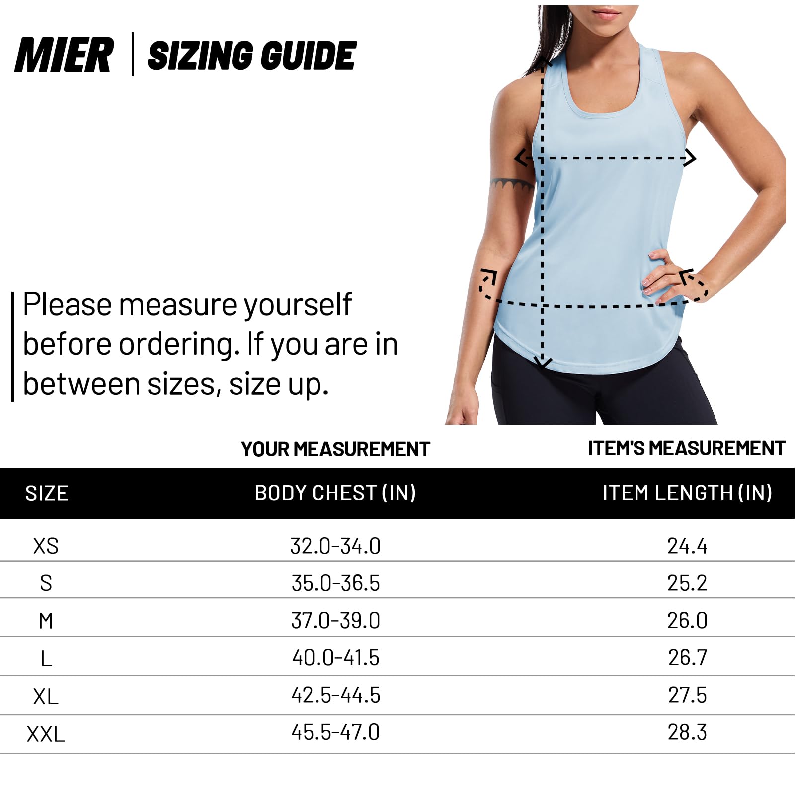MIER Women's Sleeveless Tank with Open Back Perfect for Yoga and Running Women Tank Top