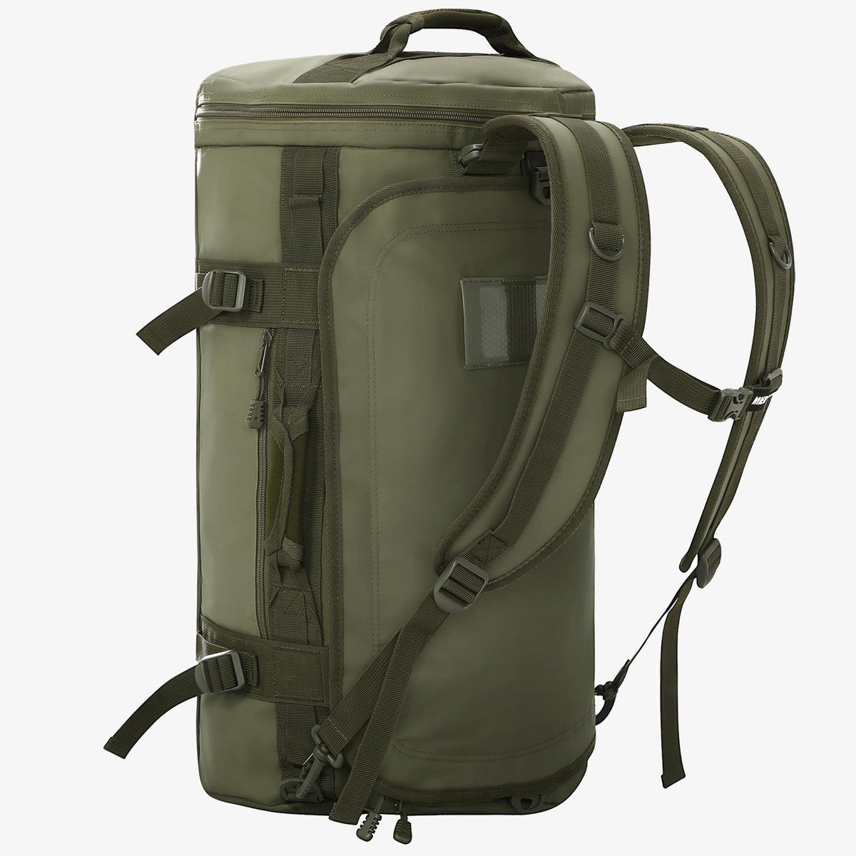 MIER Large Duffel Backpack Bag with Shoe Compartment Backpack Duffel Dark Green / 45L