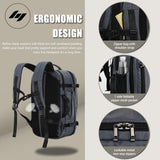 Carry On Daypack with USB Charging Port Backpack Bag Dimgray Mier Sports