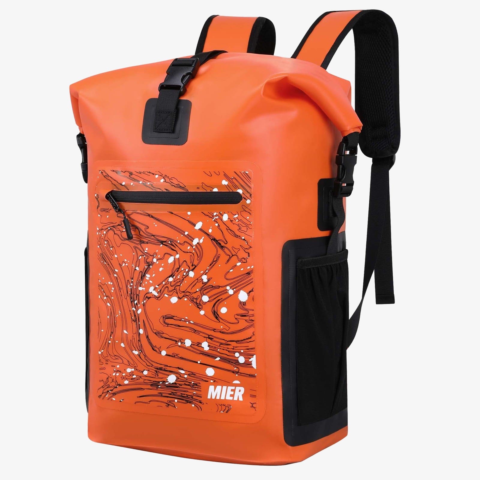Dry Backpack Waterproof Bag Roll Top Floating Dry Sack Backpack Waterproof Orange MIER