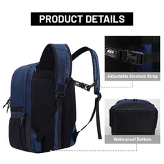 Insulated 2-in-1 Lunch Backpack with Cooler Compartment Backpack Cooler MIER