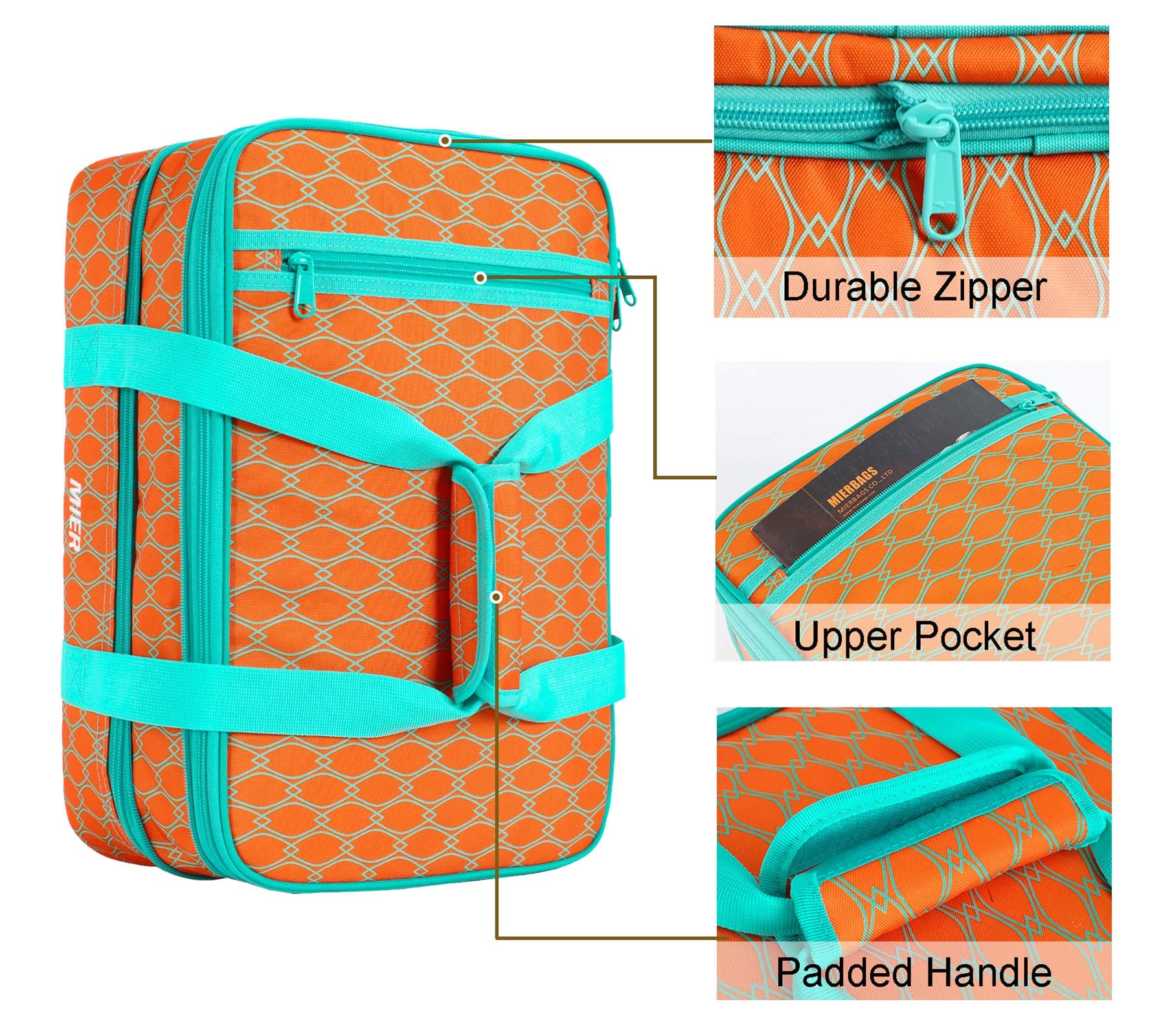 Insulated Casserole Carrier, Thermal Lunch Container for Hot Food  Transport, Picnics (Teal and Gray, 16 x 10 x 4 In)