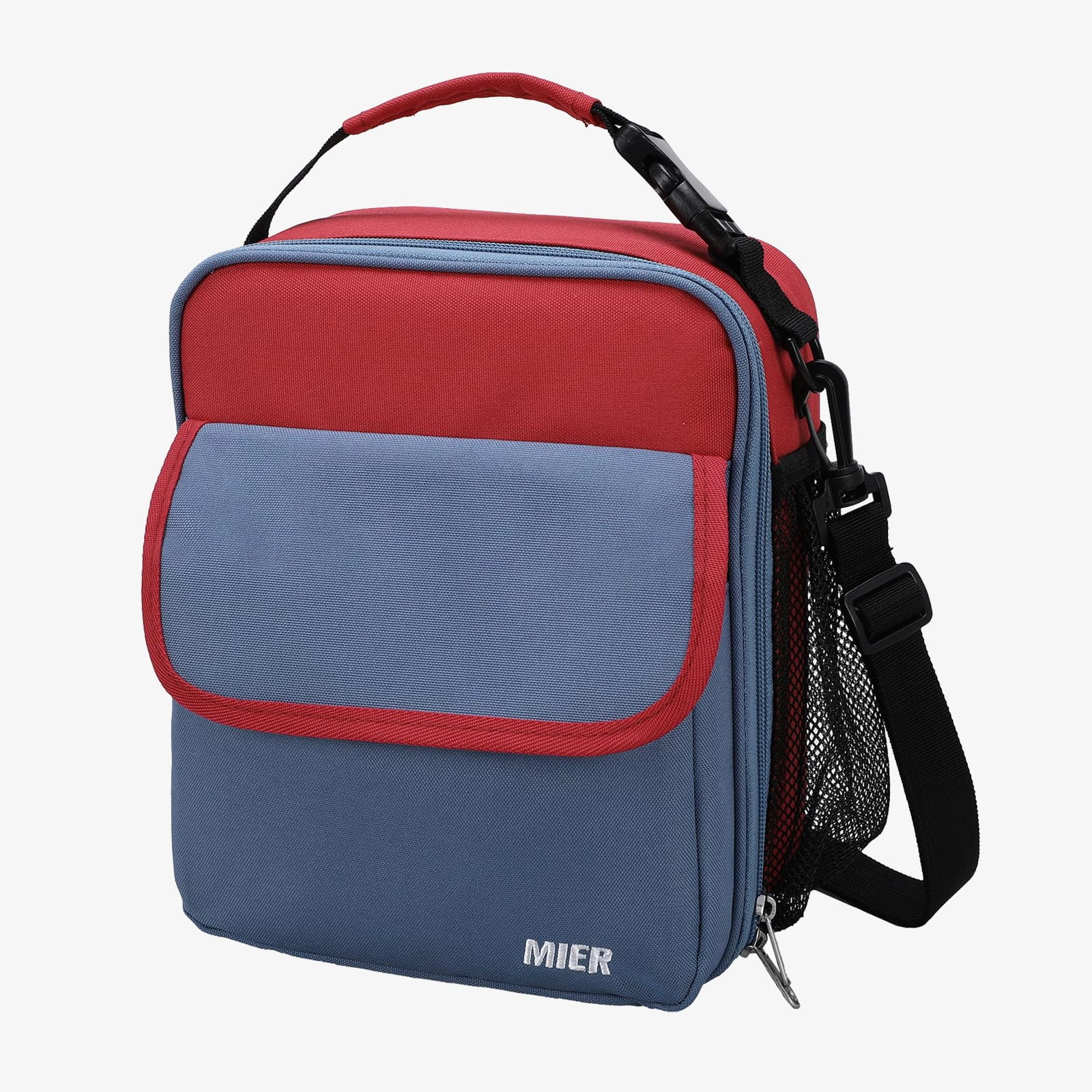 MIER Adult Lunch Box Insulated Lunch Bag Large Cooler Tote, Navy / Large