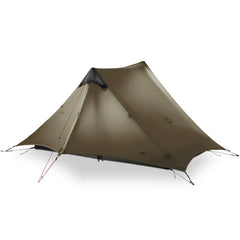 Lanshan 2 Person Ultralight Backpacking Tent Camping Pole Tent Lanshan Tent Khaki / 2-Person MIER