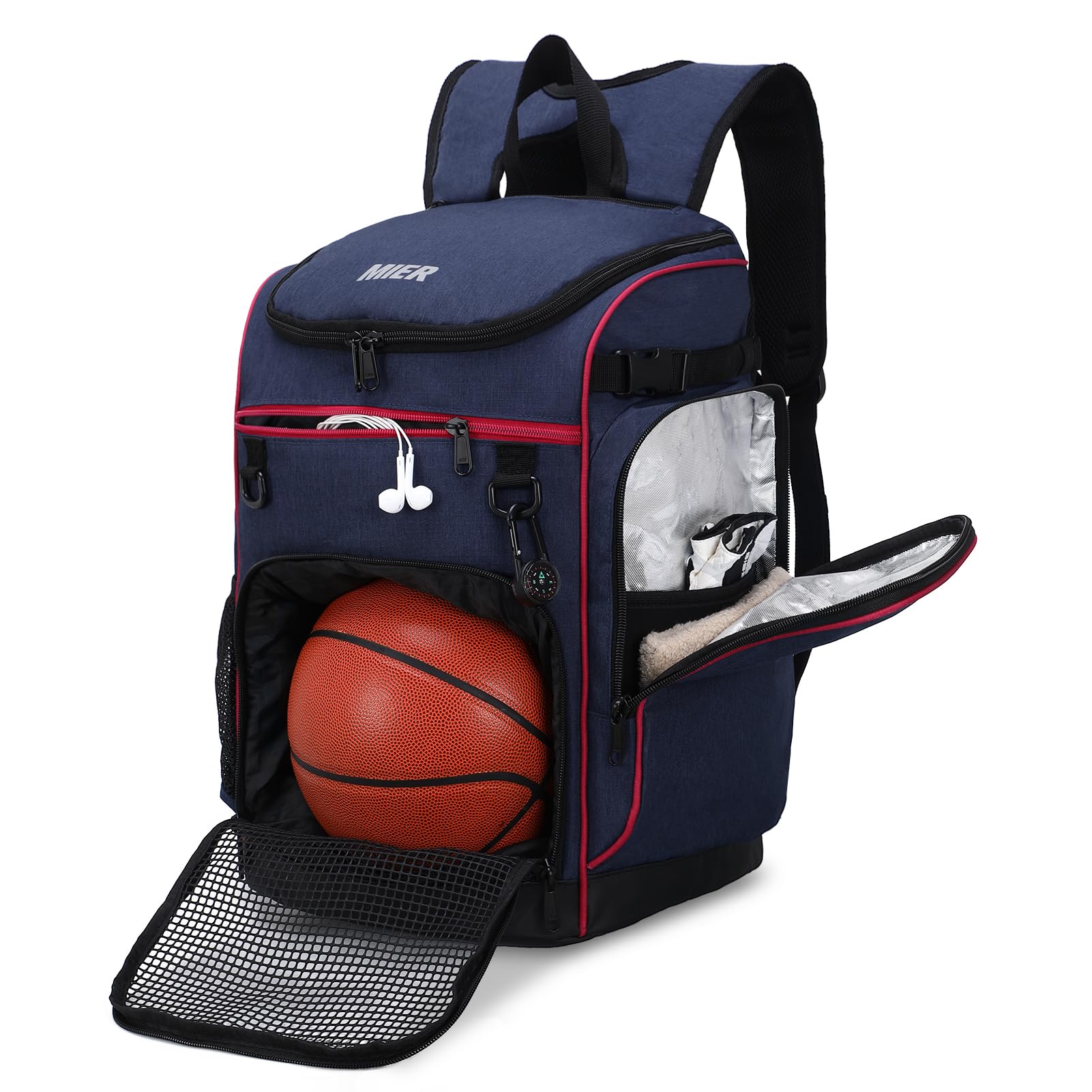 Basketball Soft Insulated Kids Lunch Box