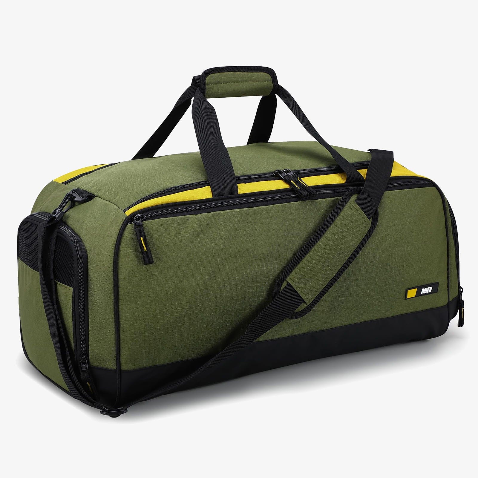 25 Inch Lightweight Duffle Bags for Men & Women for Traveling, The Gym, and  Sports Equipment Bag/Organizer, Yellow