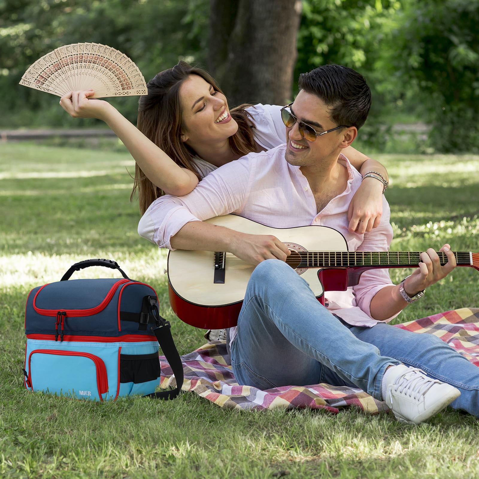 Super Large Orange Insulated Lunch Bag for Women,reusable Picnic