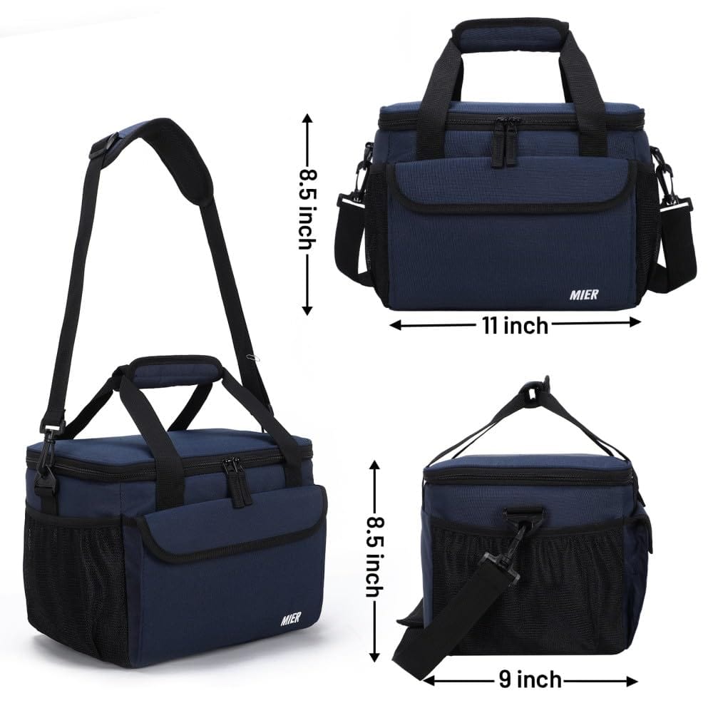 MIER Expandable Lunch Bag Insulated Lunch Box for Men to Work Travel  Portable Lunchbox Bags with Sho…See more MIER Expandable Lunch Bag  Insulated