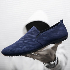 Men Loafers Casual Shoes Men Spring Summer Canvas Man Shoes Light Breathable Fashion Flat Footwear 0 Blue / 5.5 MIER