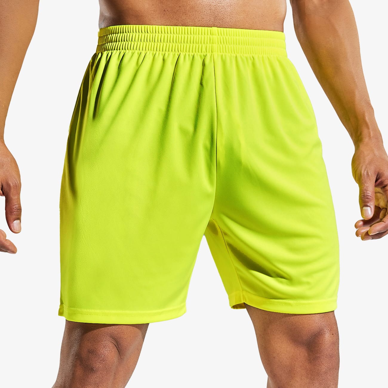 Men Quick-Dry Athletic Running Shorts without Pockets Men's Shorts MIER